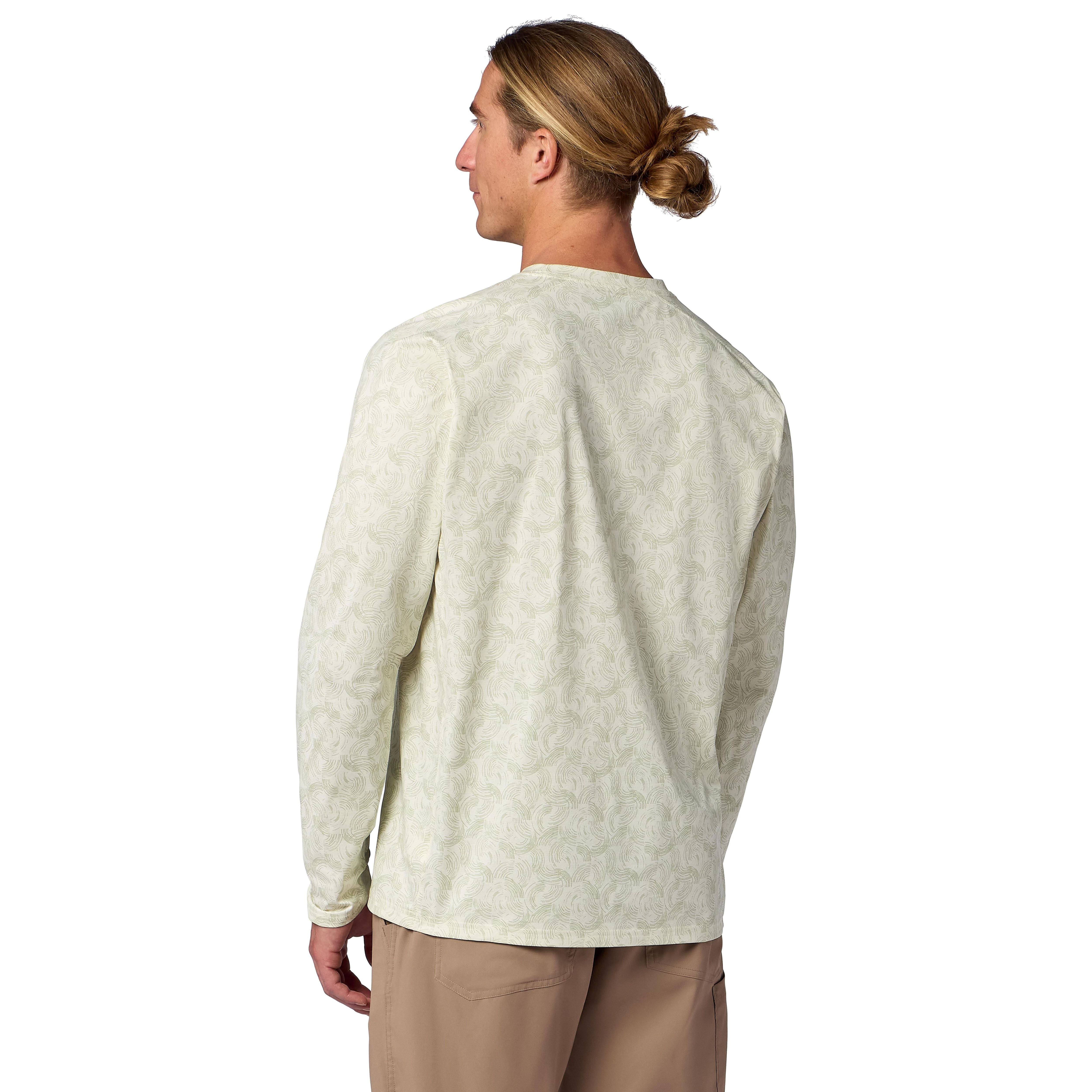 Simms Men's Solarflex Crew Half Moon Pale Pine Image 03