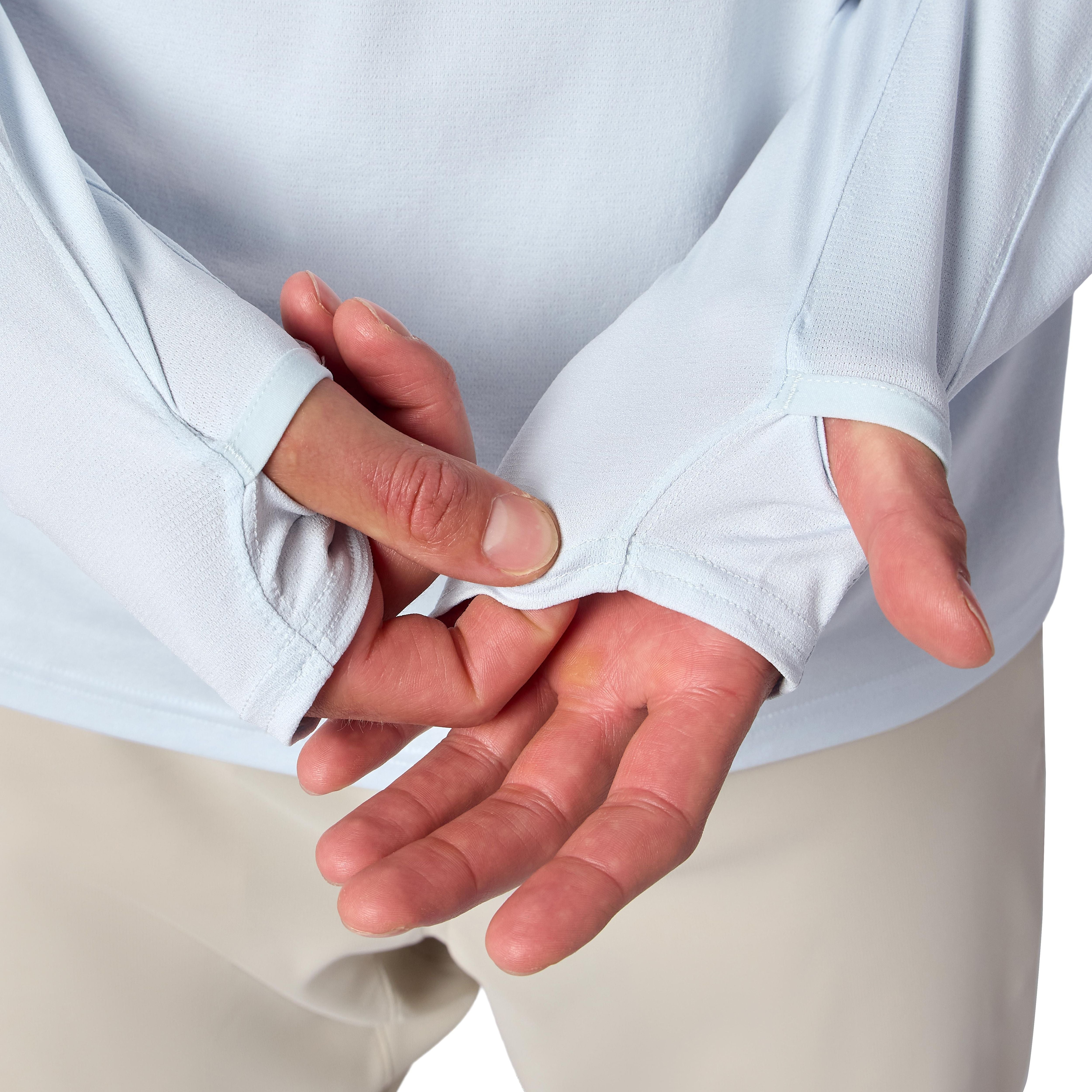 Simms Men's Solarflex Hoody Bimini Blue Image 05