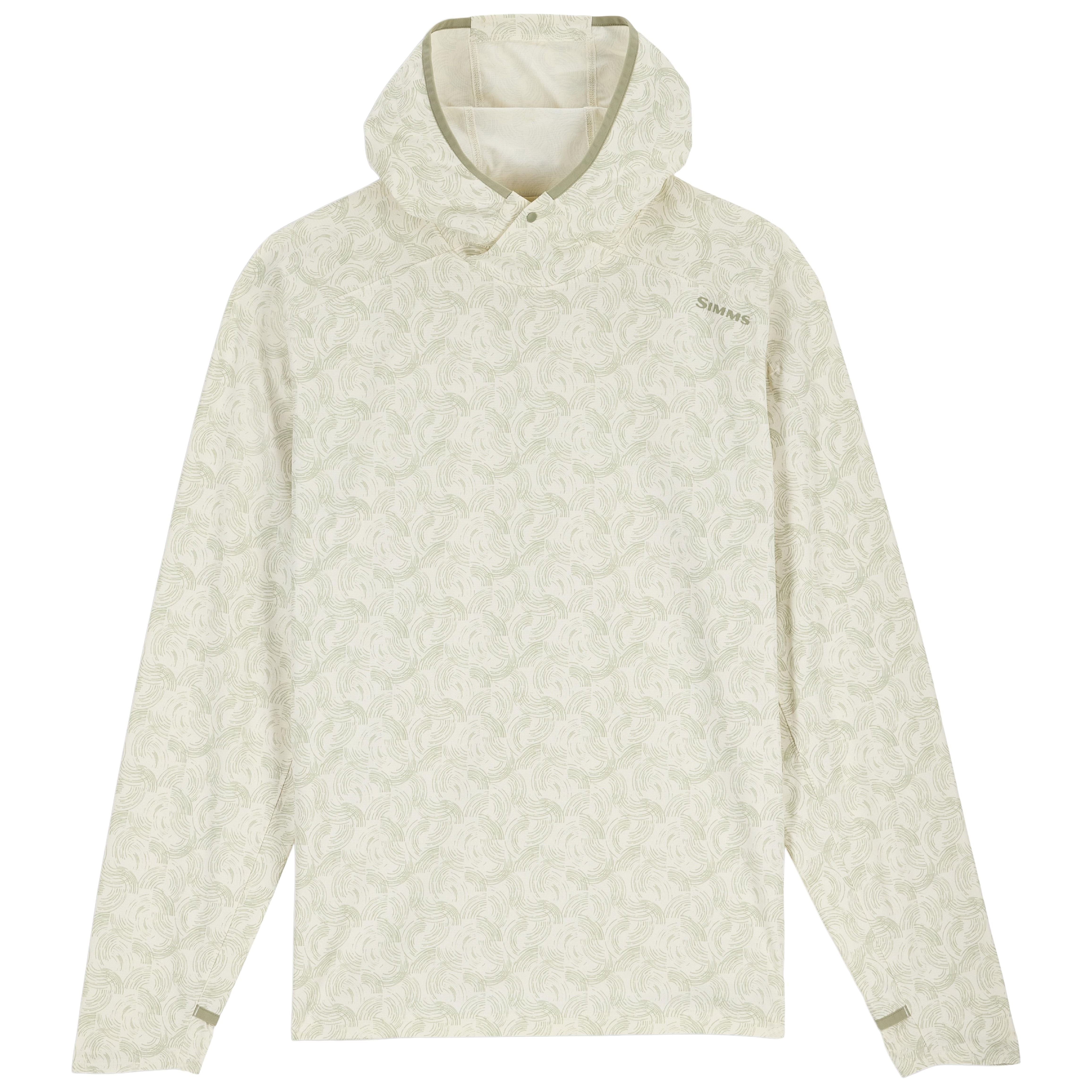 Simms Men's Solarflex Hoody Half Moon Pale Pine Image 01