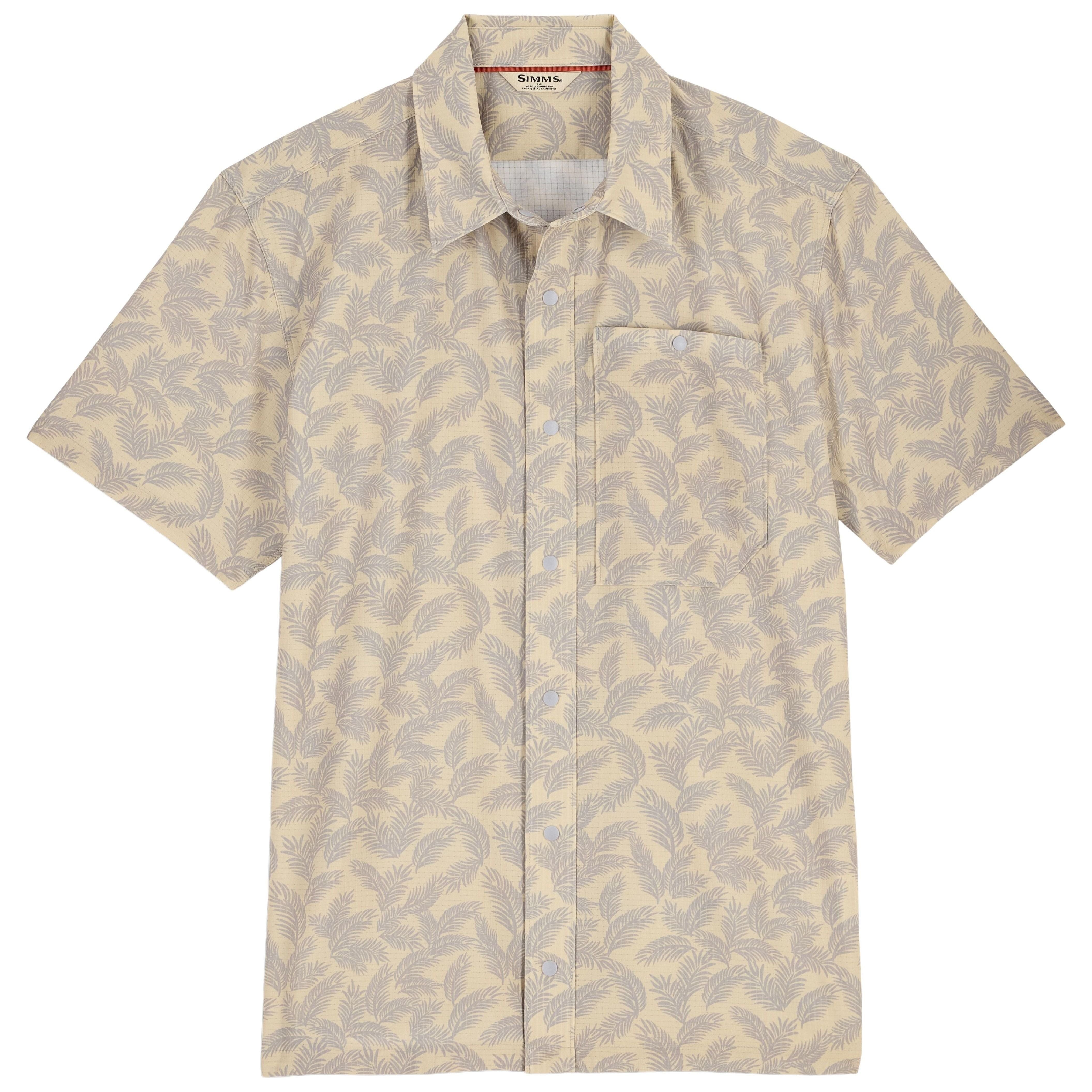Simms Men's Tailout Air SS Shirt Palm Burnished Clay Image 01