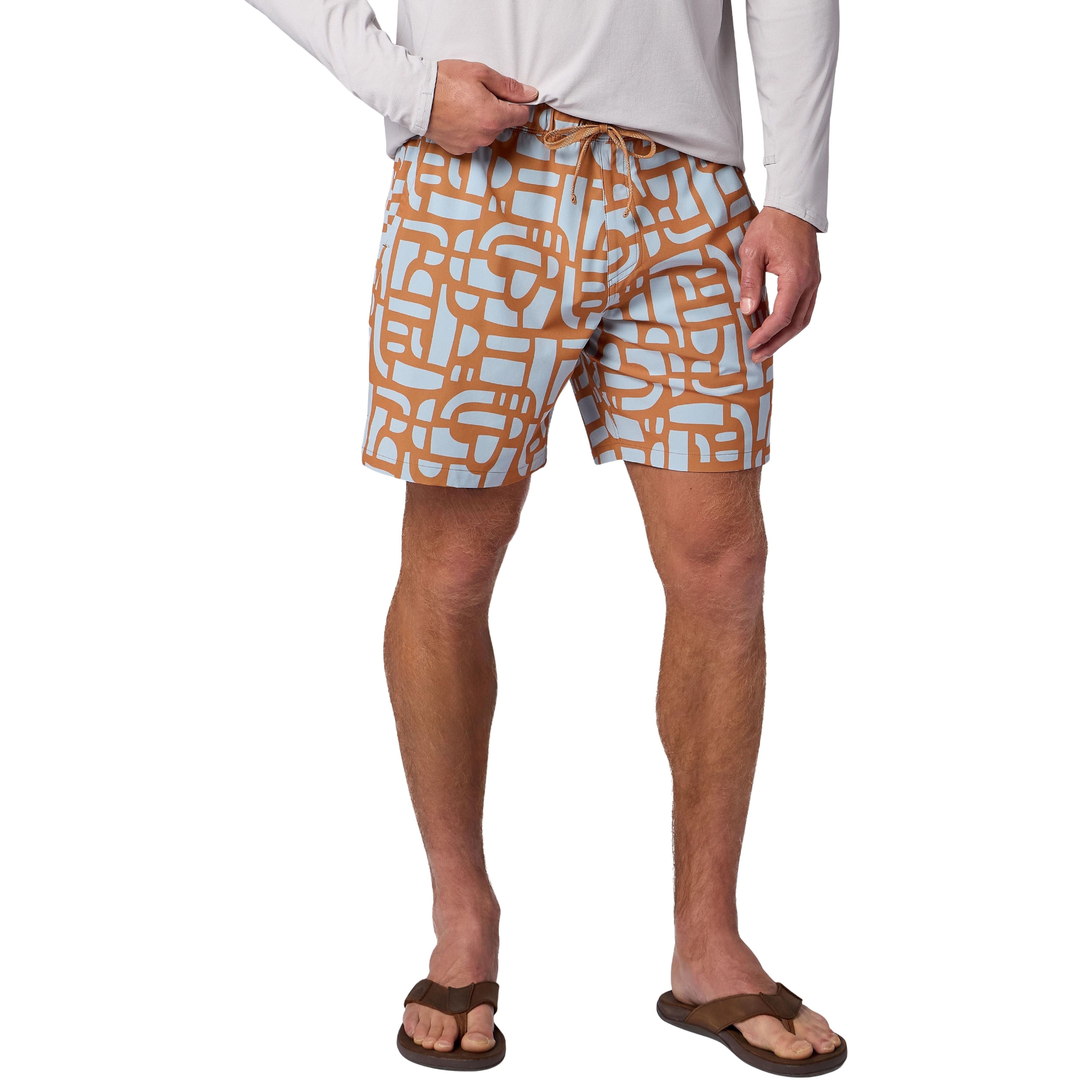 Simms Men's Wanaka Water Short Block Steel Blue Image 02