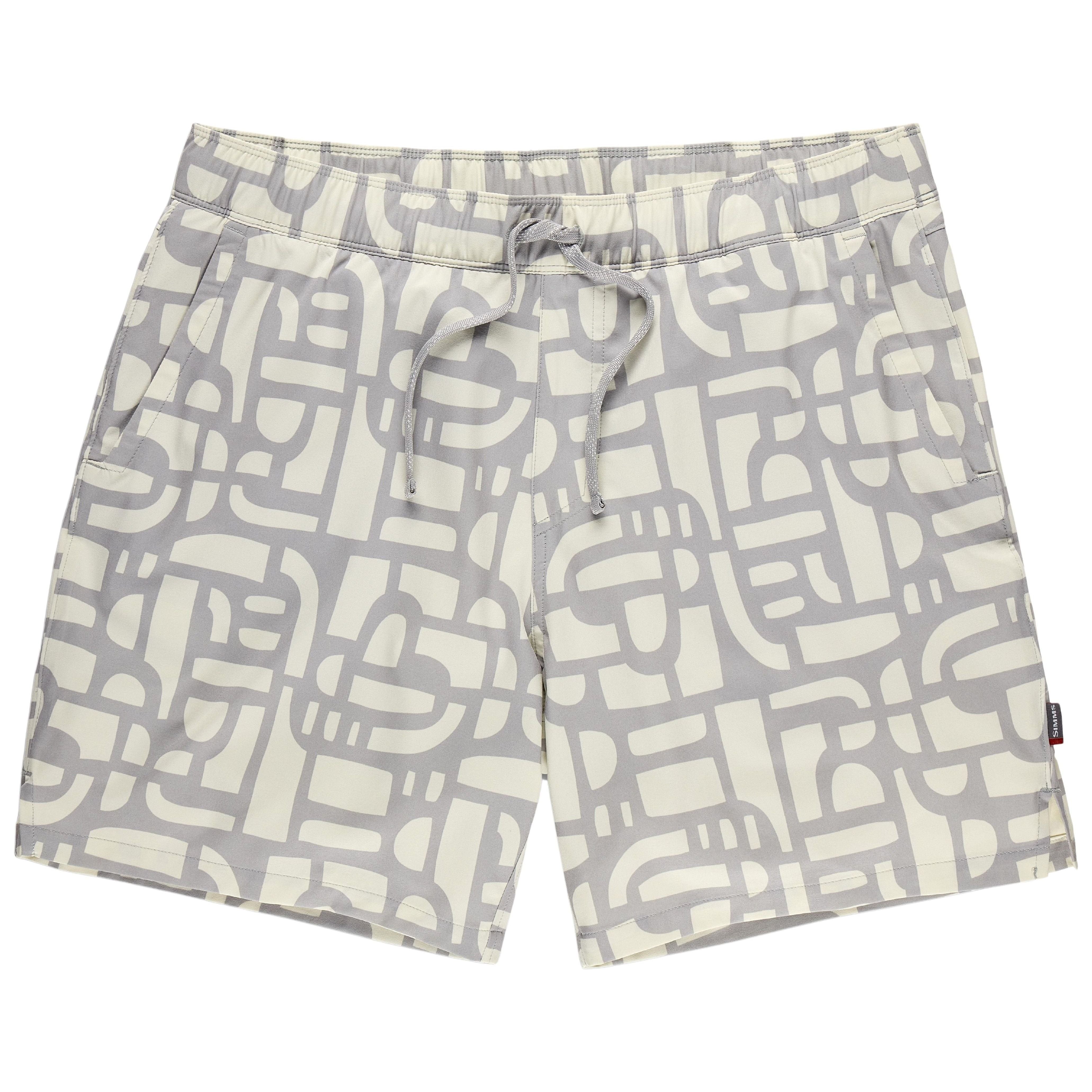 Simms Men's Wanaka Water Short Block Tallow Image 01