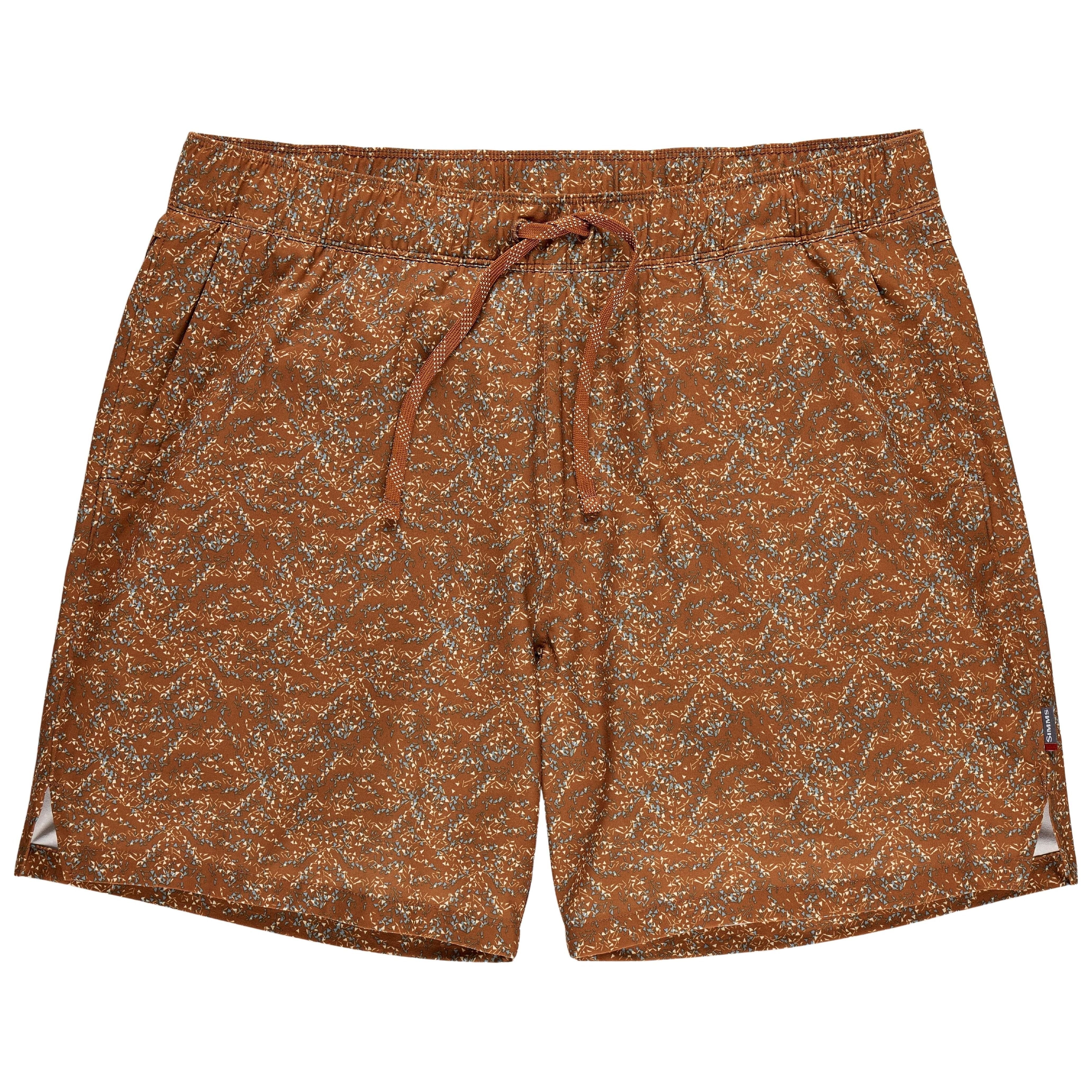 Simms Men's Wanaka Water Short Geo Stonefly Image 01