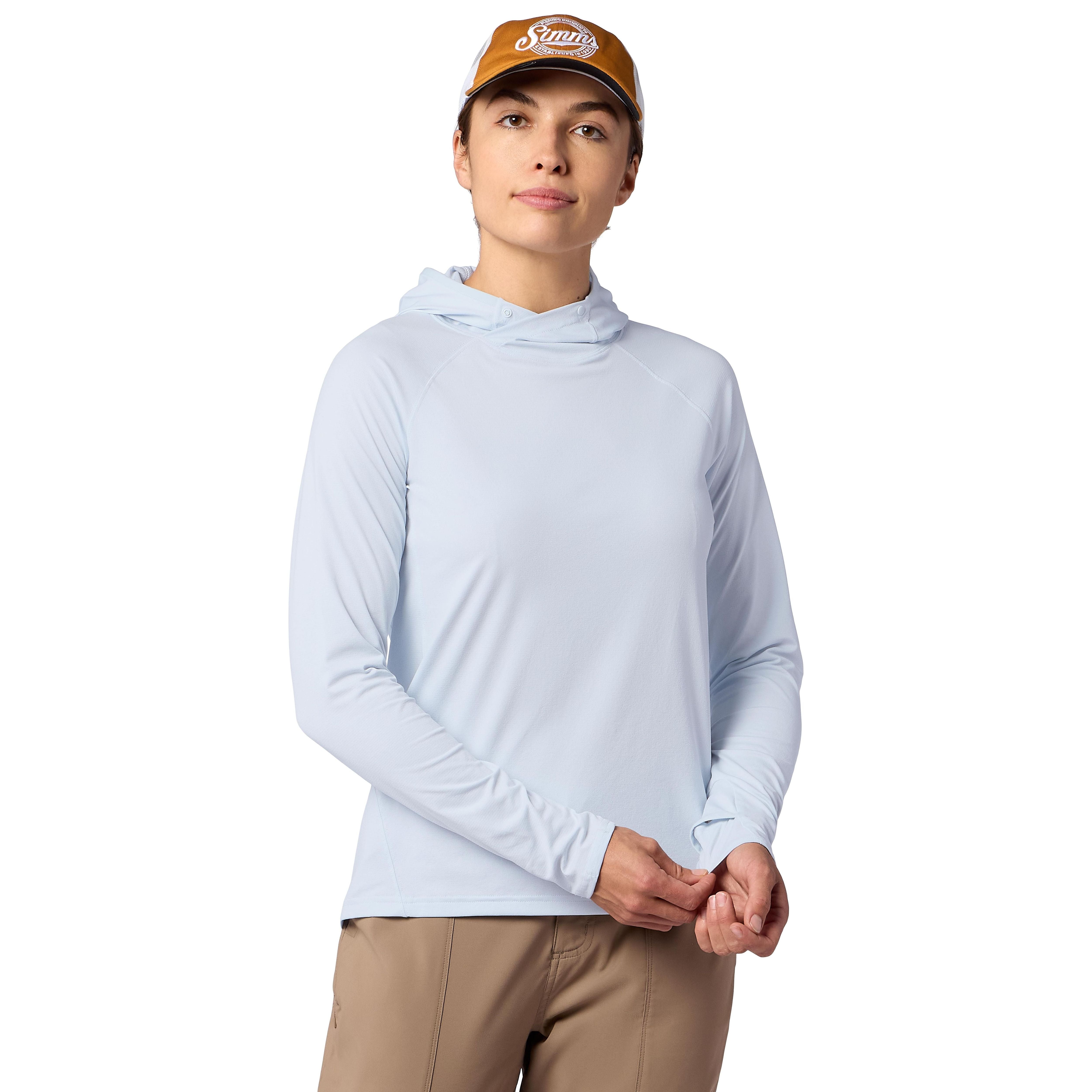 Simms Women's Solarflex Hoody Bimini Blue Image 02