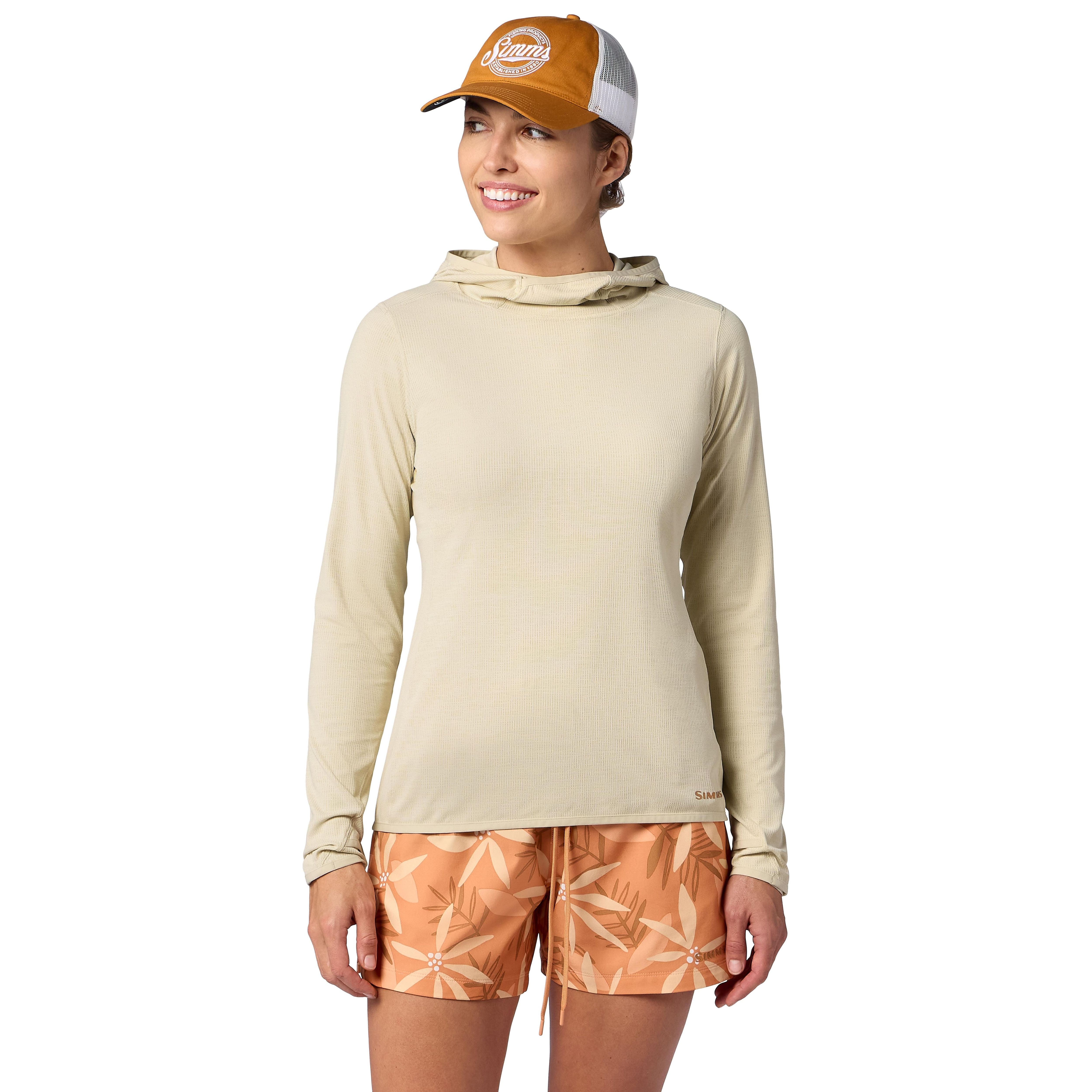 Simms Women's Stone Cold Hoody Parchment Image 02