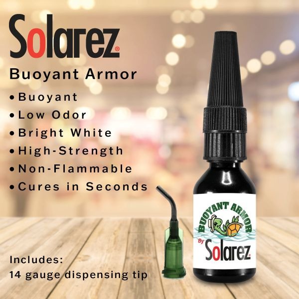 Solarez Buoyant Armor 0.5 Fl. Oz. Squeeze Bottle with Tip