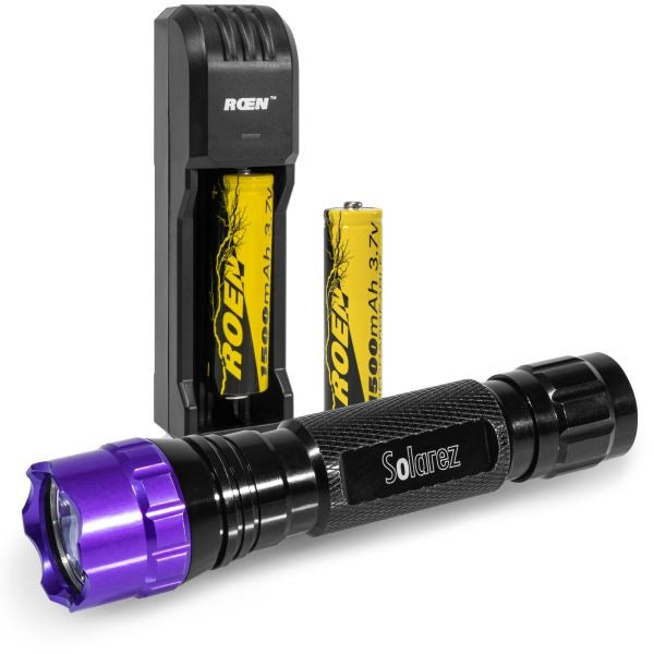 Solarez High Output UVA Flashlight With Battery and Charger Resinator Kit