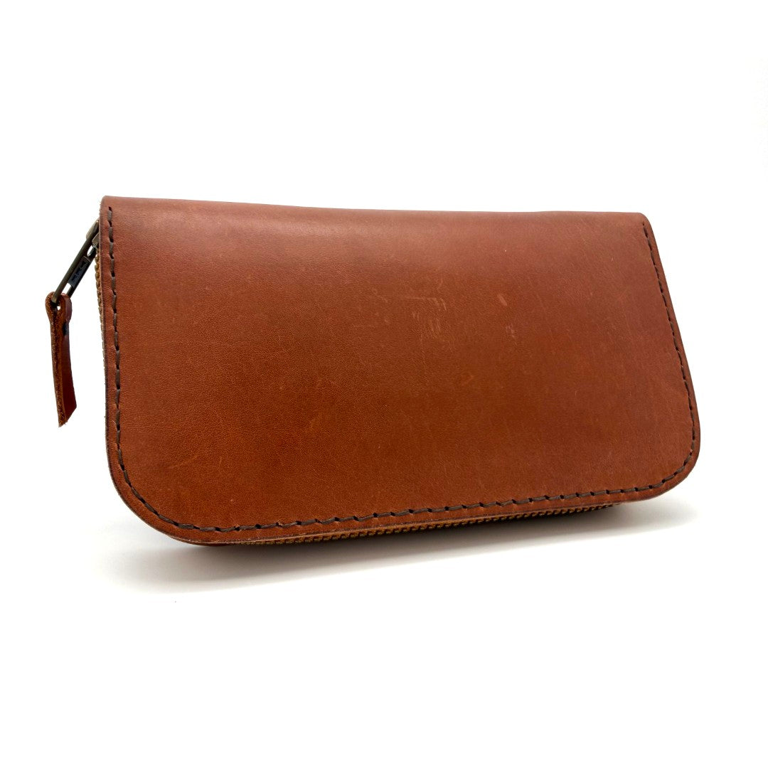 Toti Palmer Hand Made & Painted Leather Fly Wallet - Intruder Fly
