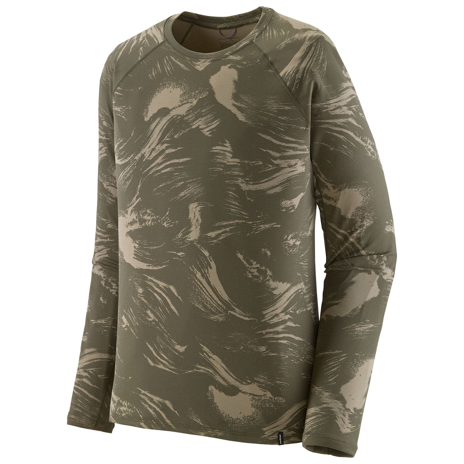 Patagonia Men's Capilene Midweight Crew Polar Breeze: Basin Green Image 01