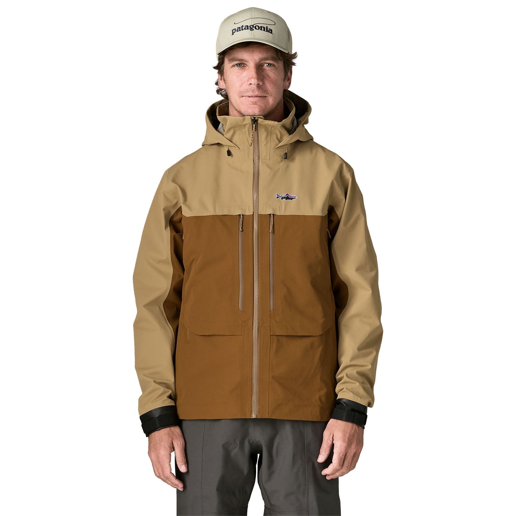 Patagonia Men's Swiftcurrent Wading Jacket Wolf Brown Image 02