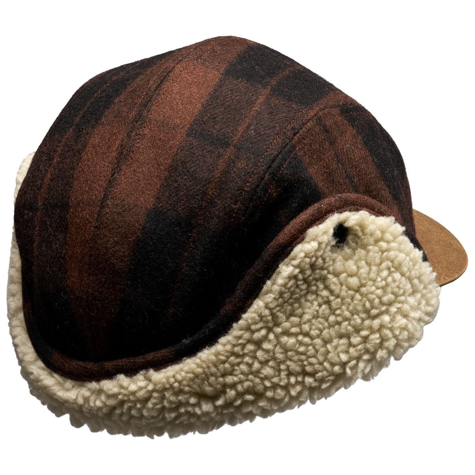 Simms Coldweather Cap Duke Plaid: Hickory Image 05