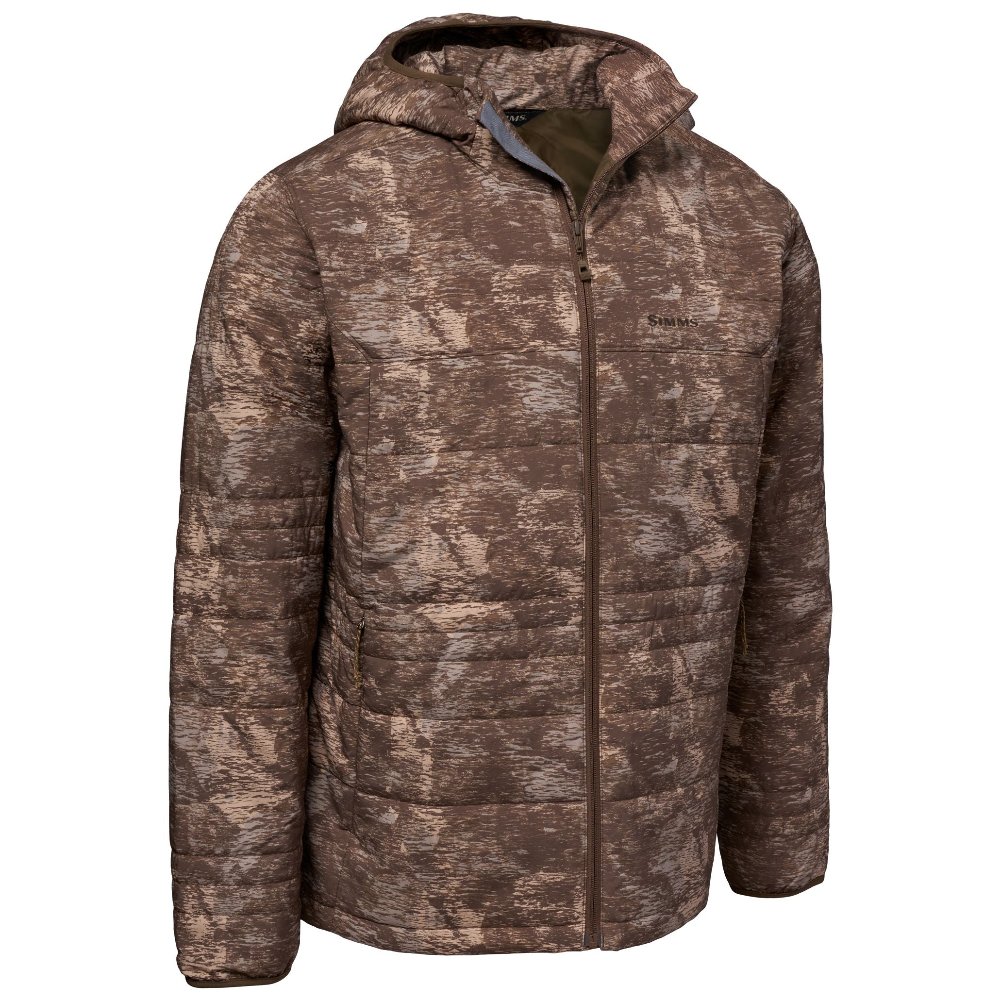 Simms Men's Fall Run Hooded Jacket Windy Jasper Image 03