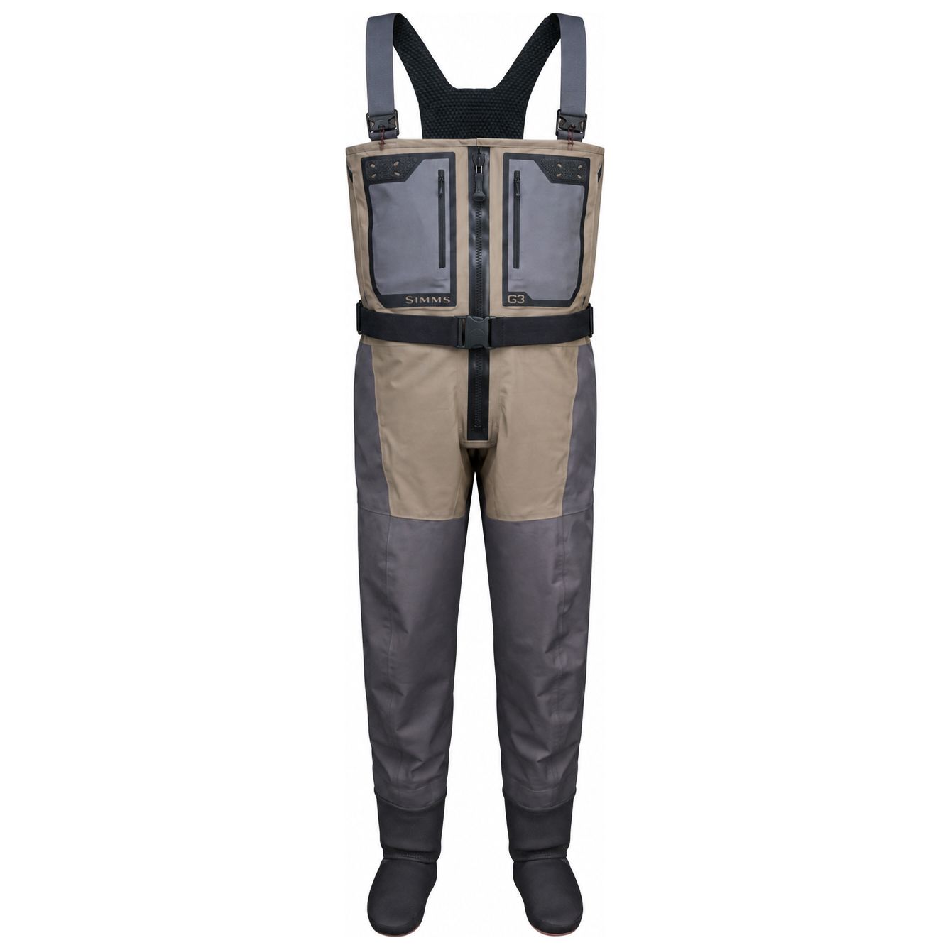 Simms Men's G3Z Pro Stockingfoot Wader Dark Elkhorn Image 01