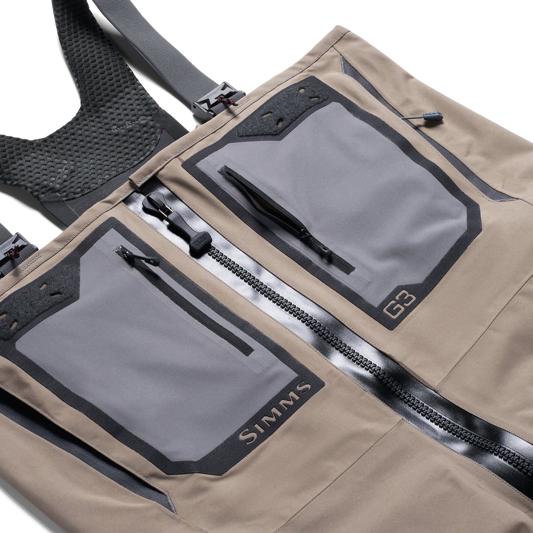 Simms Men's G3Z Pro Stockingfoot Wader Dark Elkhorn Image 05