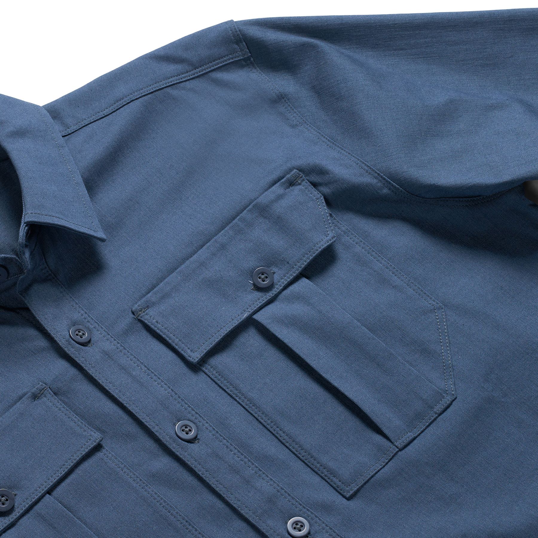 Simms Men's Harbor Work Shirt Selvedge Image 03
