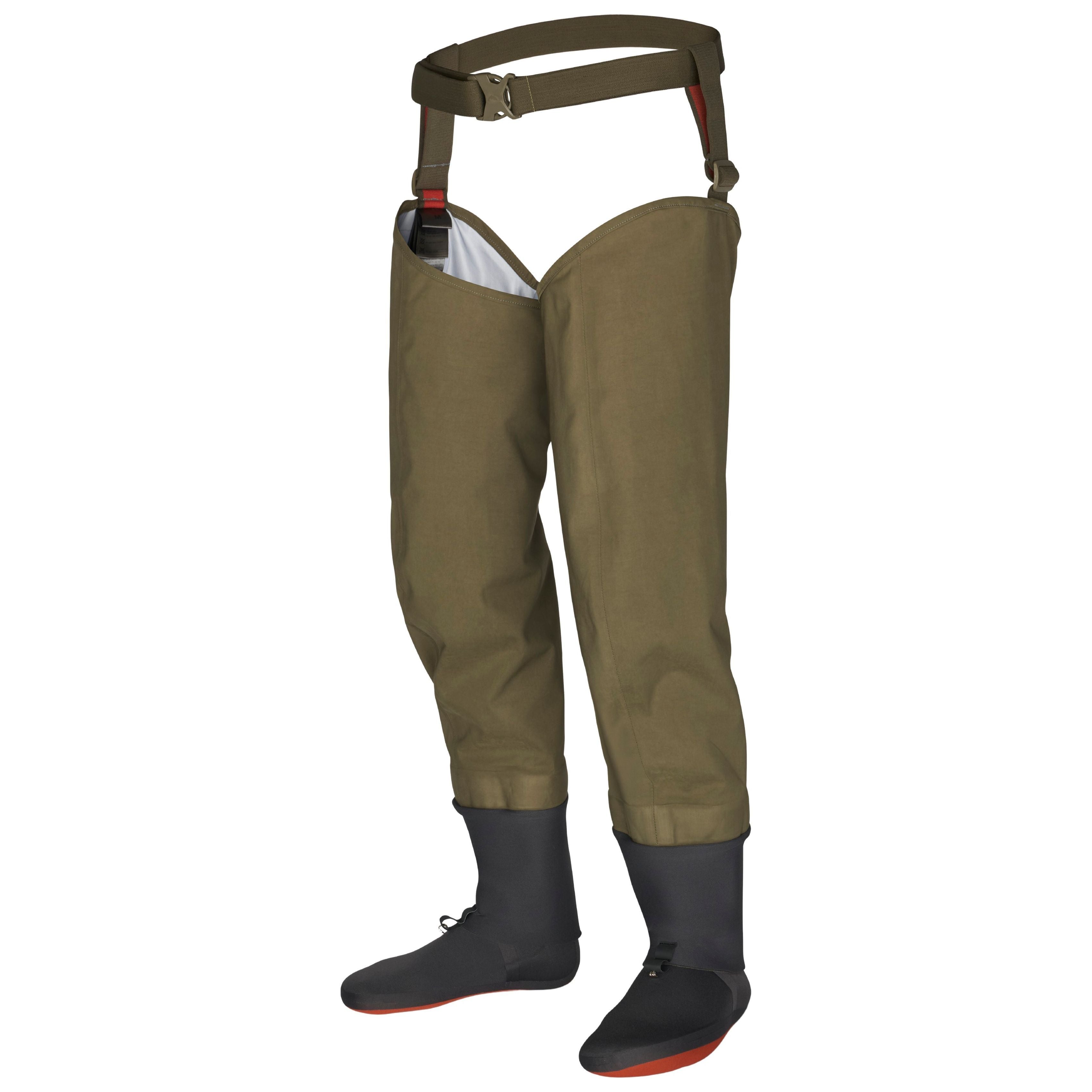 Simms Men's SecondWind Stockingfoot Hip Wader Dark Stone Image 01