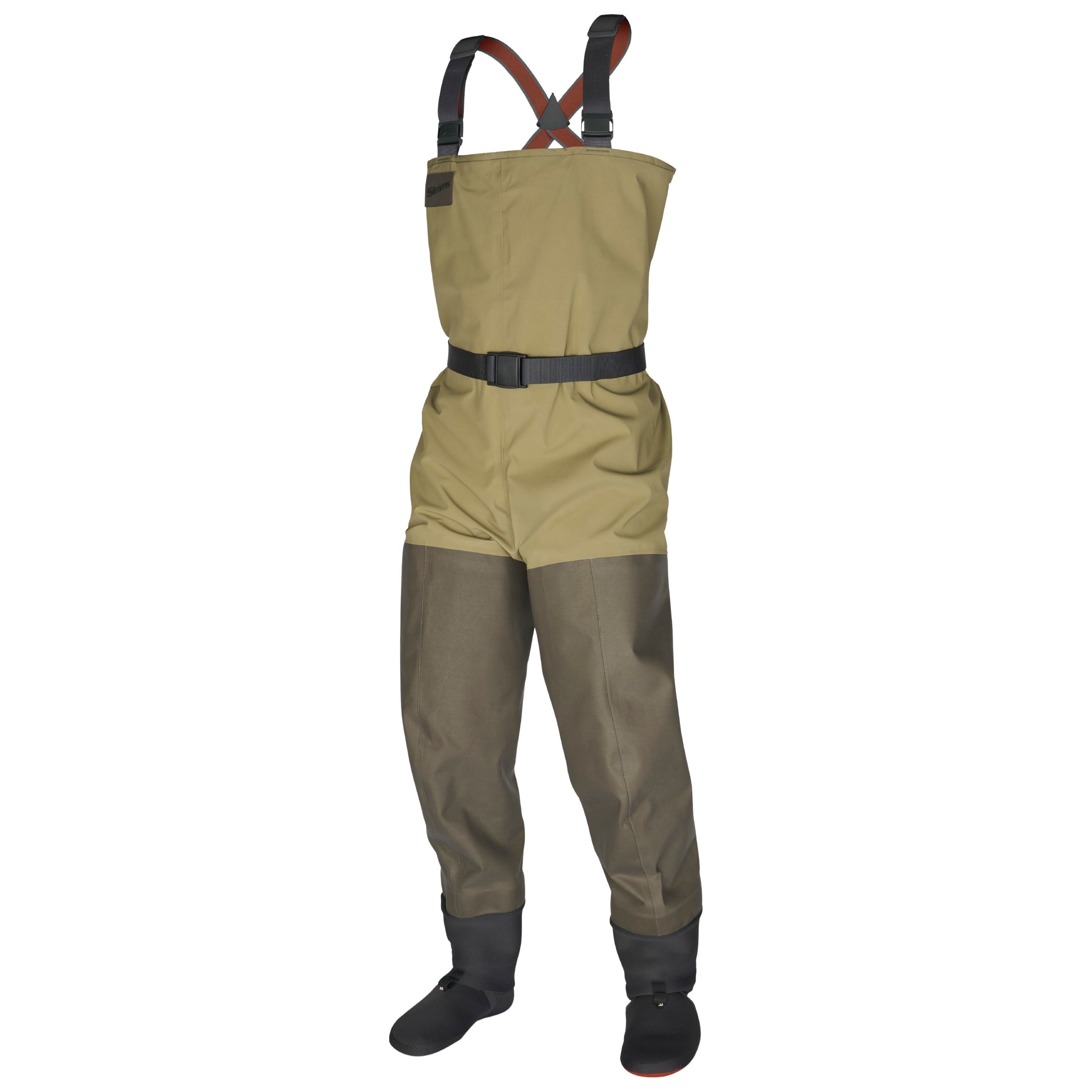 Simms Men's SecondWind Stockingfoot Wader Greystone / Dark Stone Image 01
