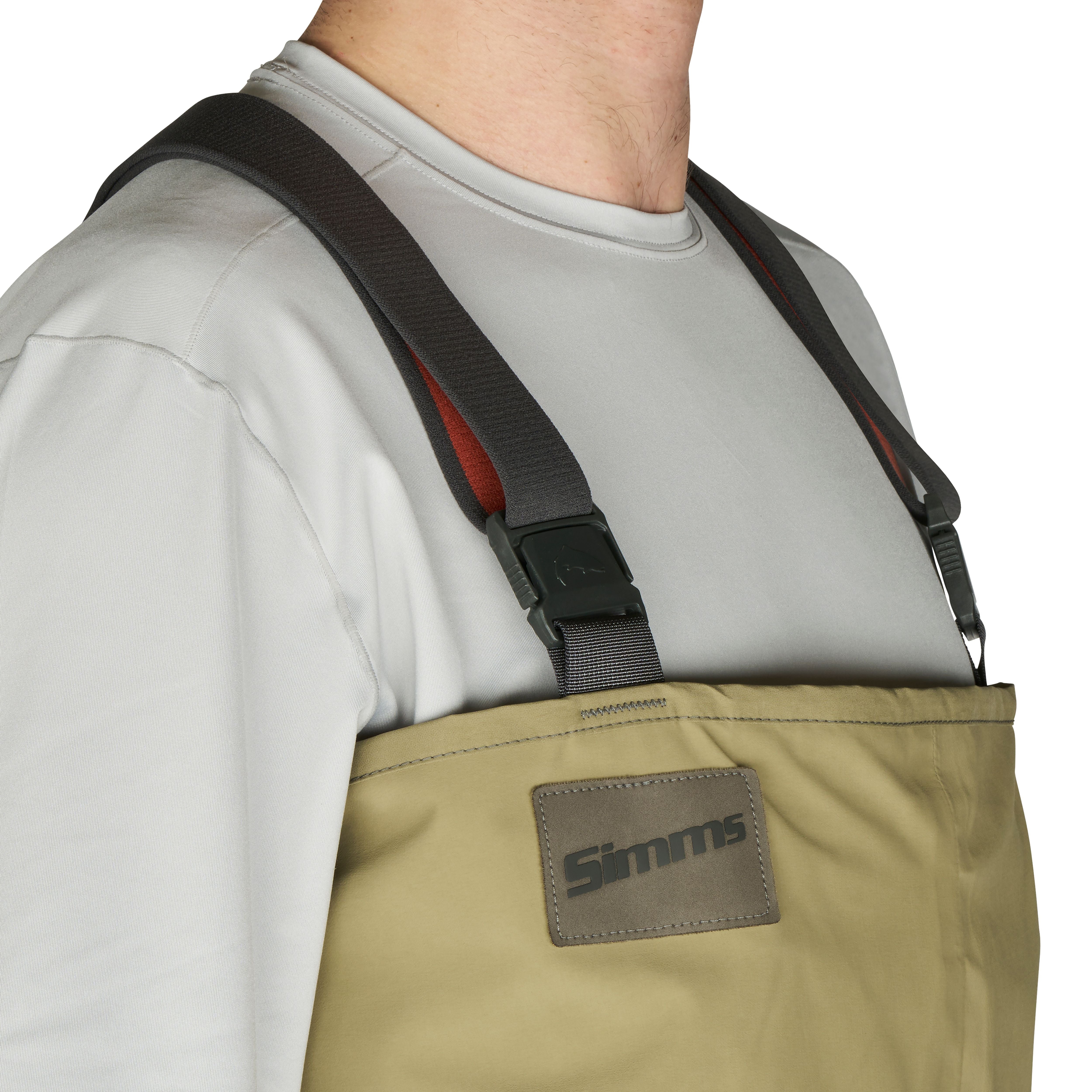 Simms Men's SecondWind Stockingfoot Wader Greystone / Dark Stone Image 04