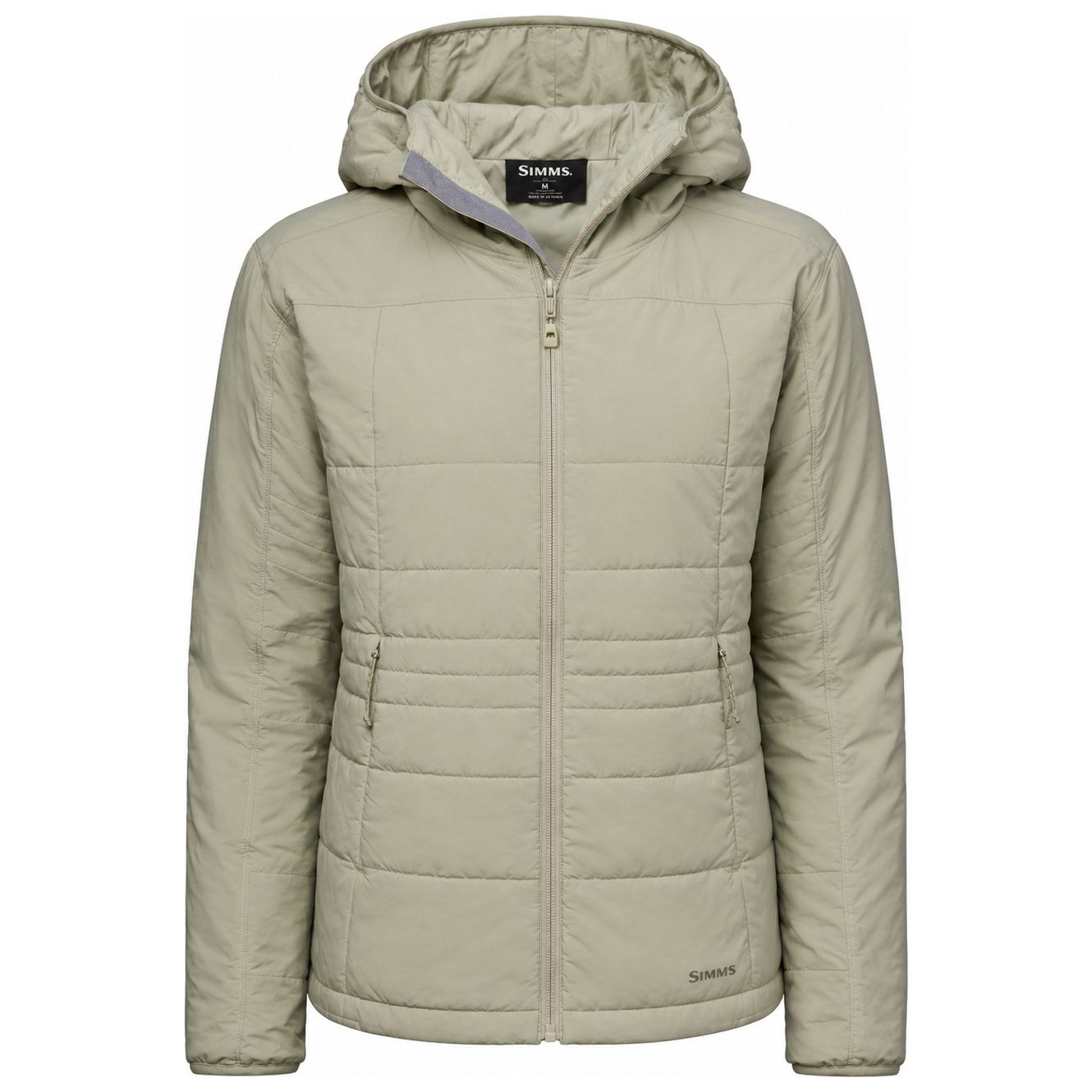 Simms Women's Fall Run Hooded Jacket Pale Pine Image 01