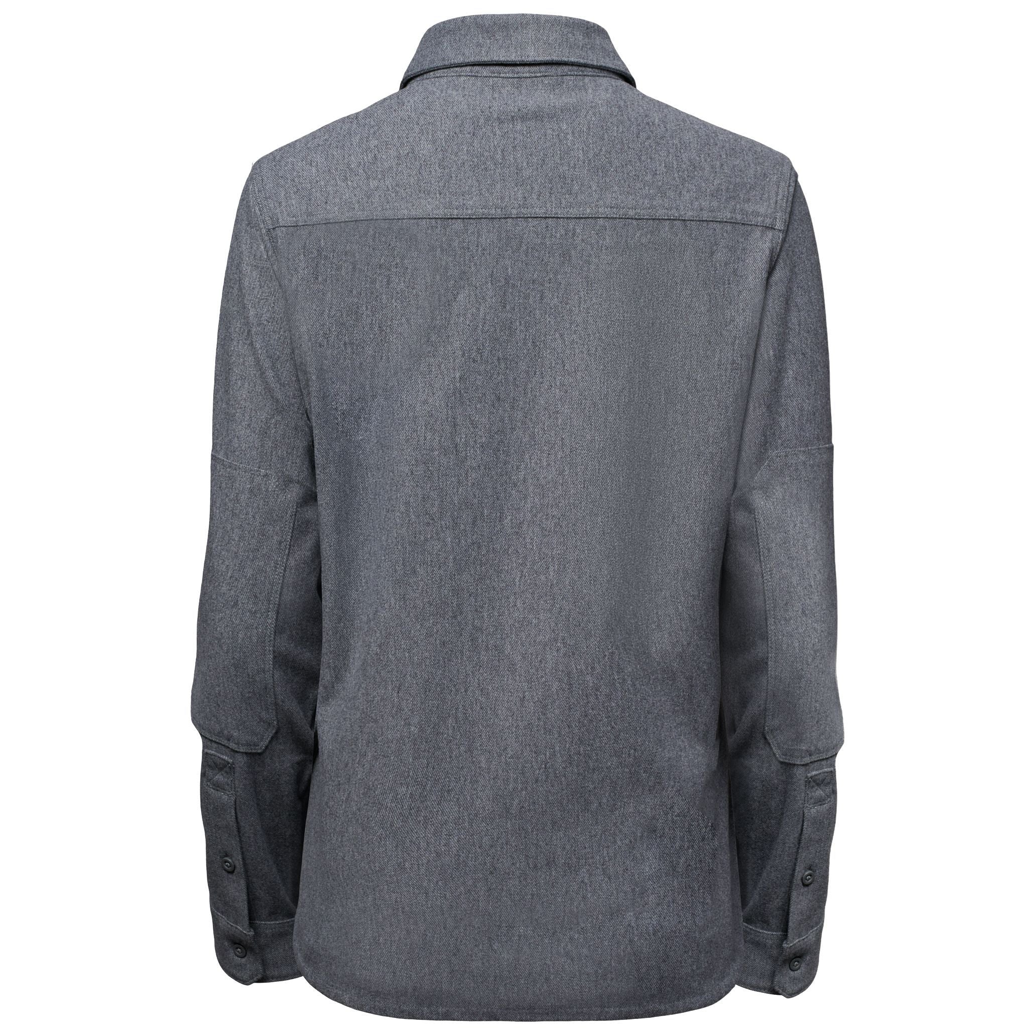 Simms Women's Tailout Knit LS Shirt Steel Heather Image 02