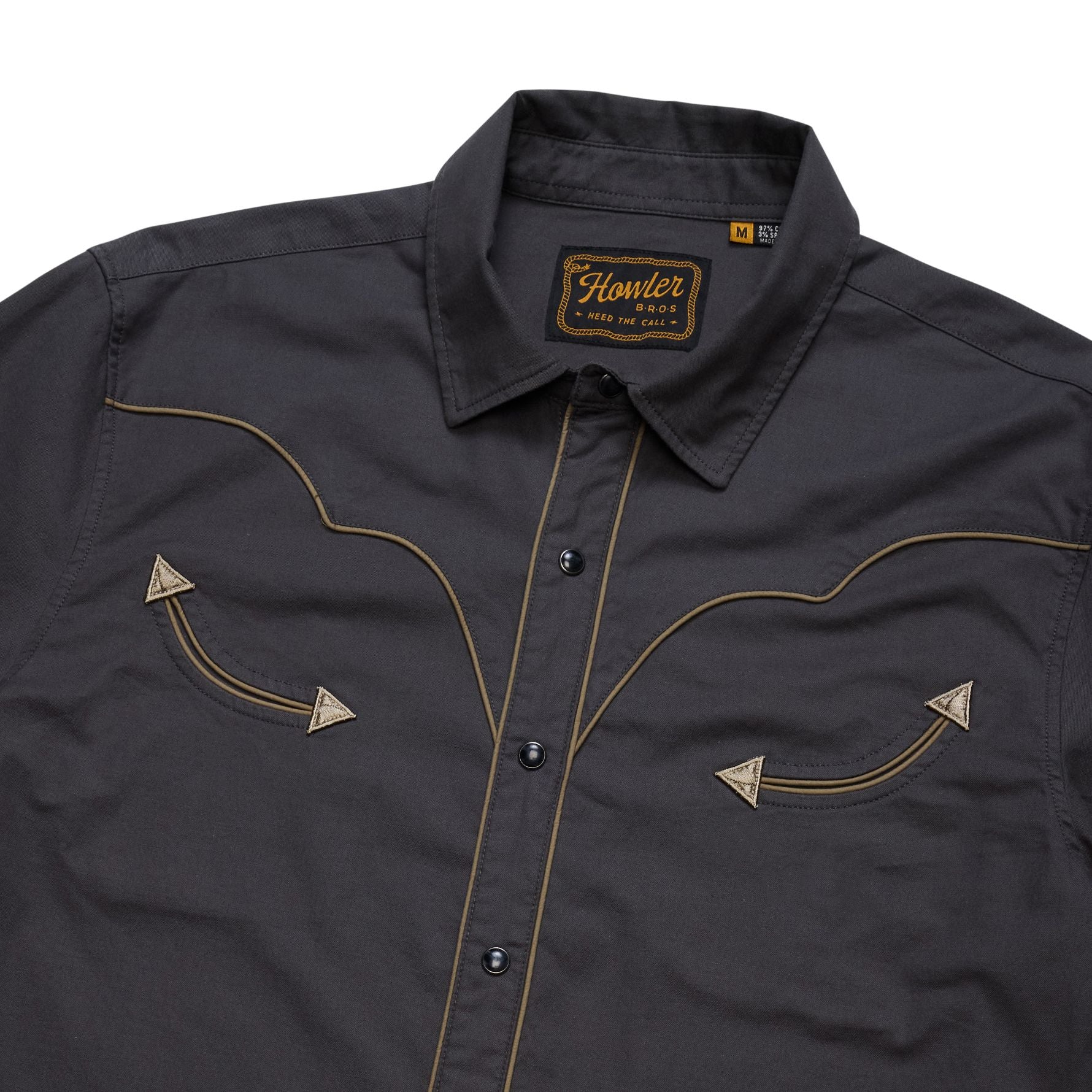 Howler Brothers Broncbuster Longsleeve Snapshirt Moonless Night Image 04