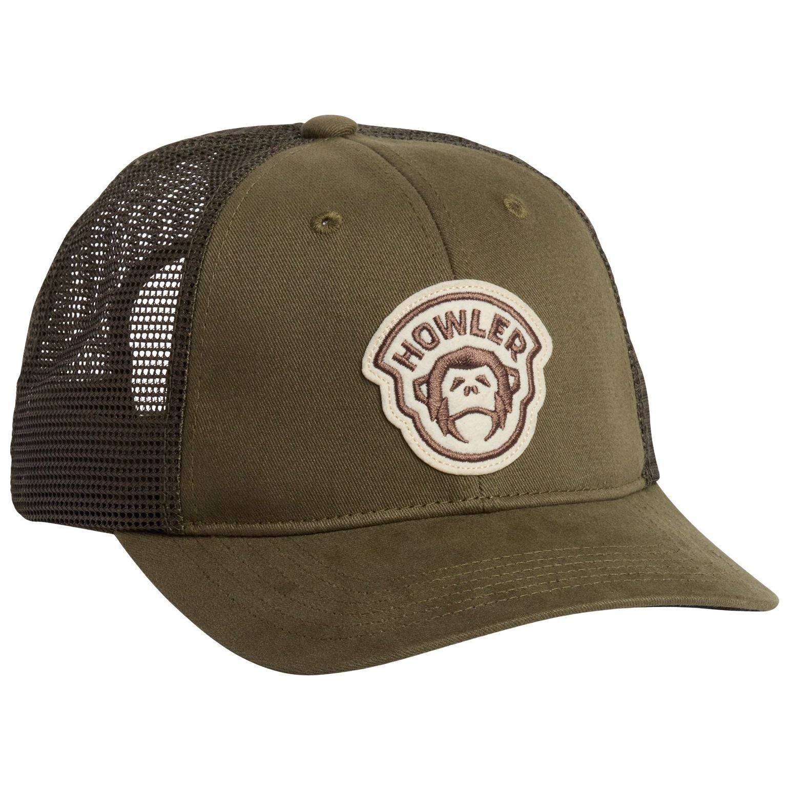 Howler Brothers El Mono Badge Standard Hat Rifle Green Image 01