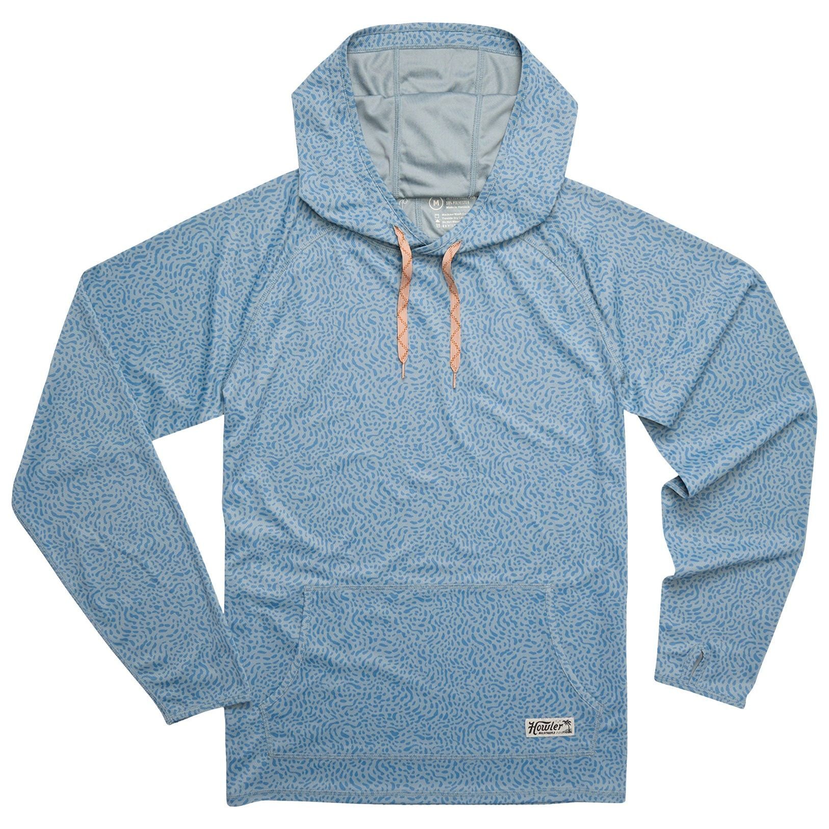 Howler Brothers Loggerhead Hoodie Pond Patterns : Iron Blue Image 01