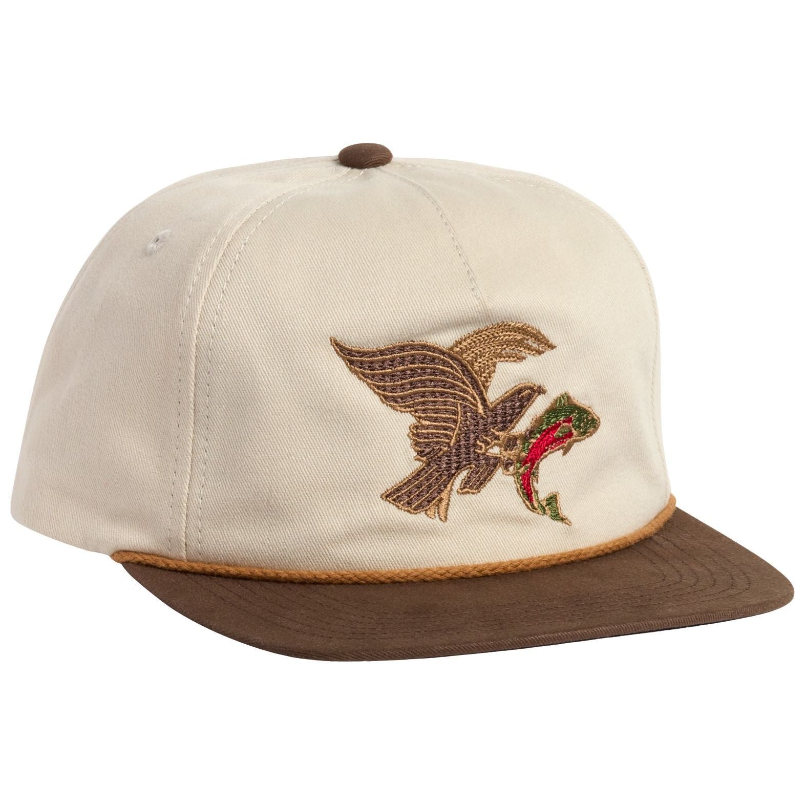 Howler Brothers Osprey Prey Unstructured Snapback Hat Stone / Brown Image 01