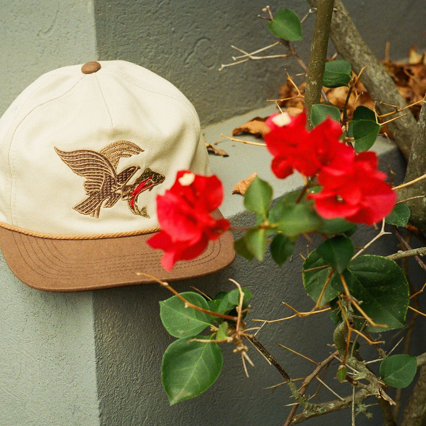 Howler Brothers Osprey Prey Unstructured Snapback Hat Stone / Brown Image 03