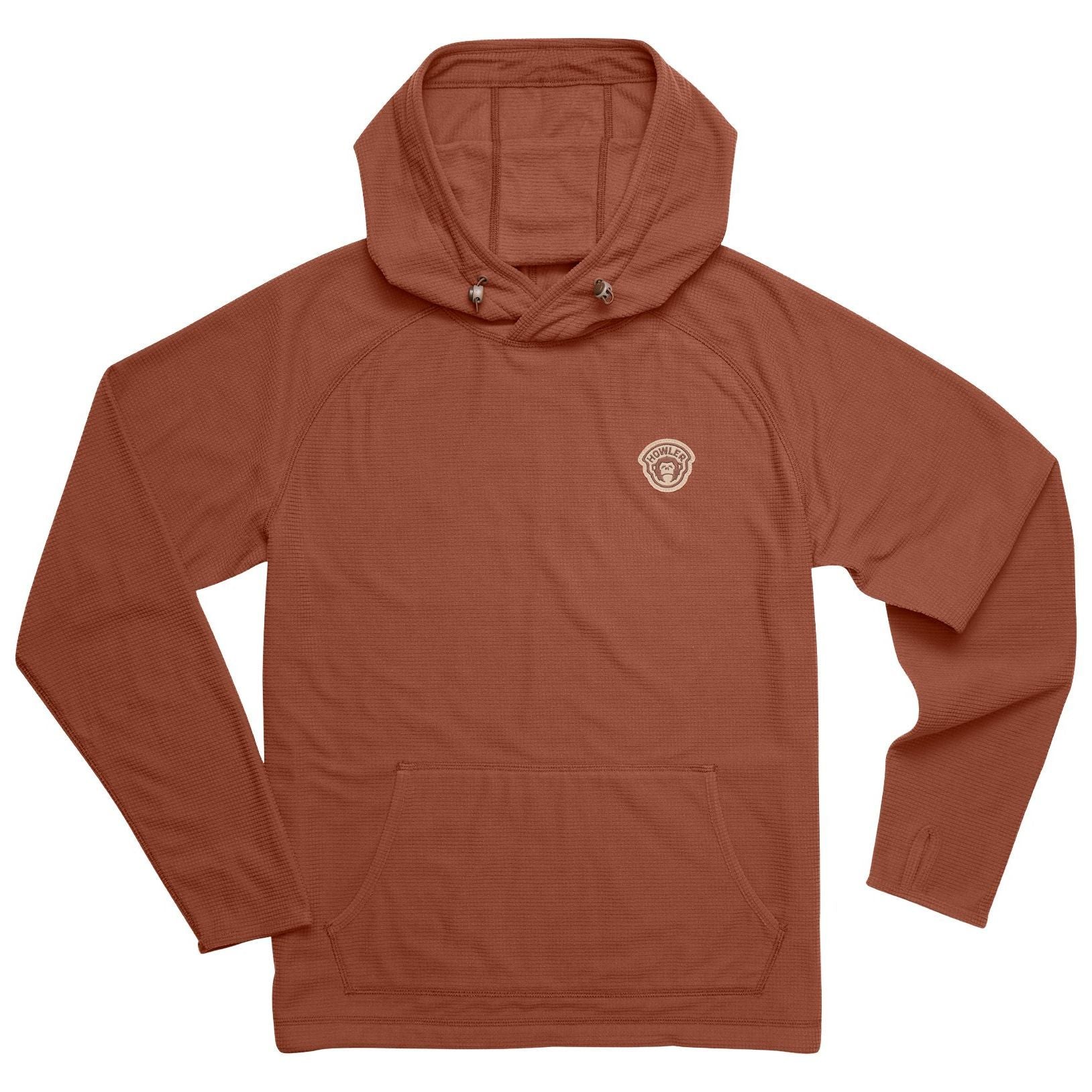 Howler Brothers Palo Duro Fleece Hoodie Mink Brown Image 01