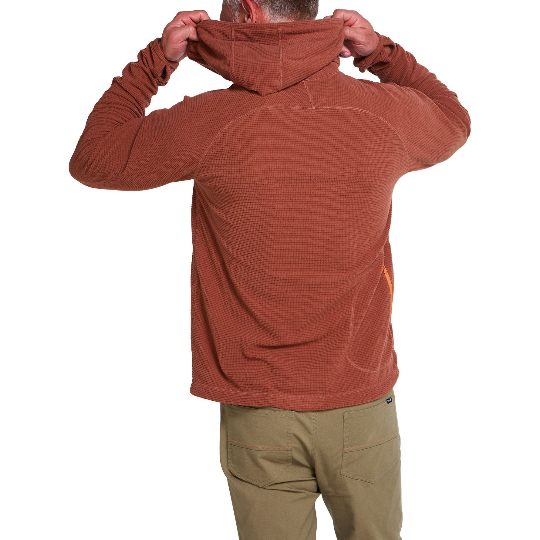 Howler Brothers Palo Duro Fleece Hoodie Mink Brown Image 03