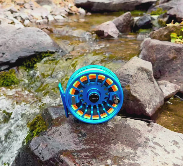 blue eagle fly reel Galvan Reels Limited Edition Aqua Torque 8 – Big Sky Anglers 色:#07 CHART HEAD ZEBRA GLOW neon jig popping limited edition Aqua Al Gag's Custom Lures