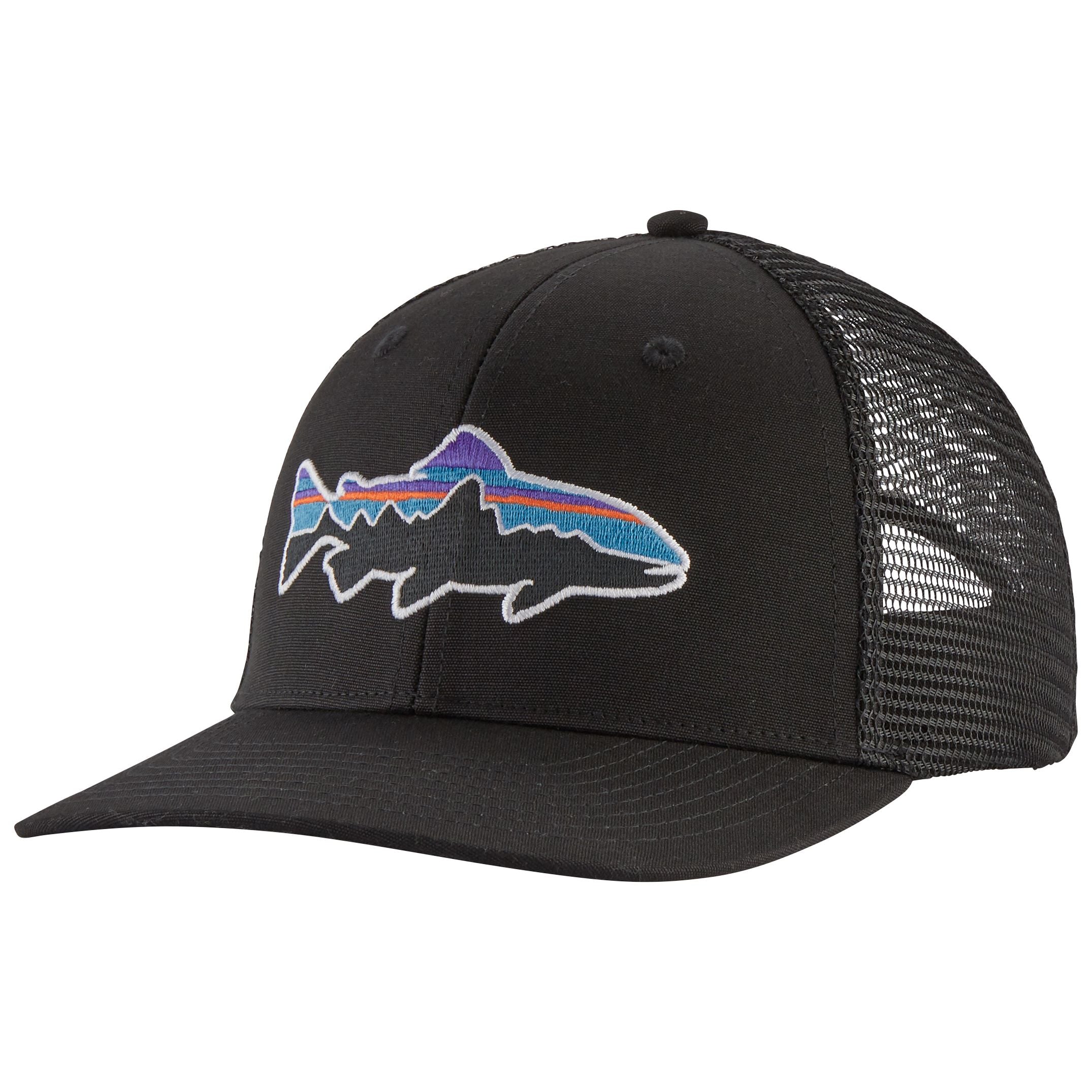 Patagonia Fitz Roy Trout Trucker Hat Black Image 01