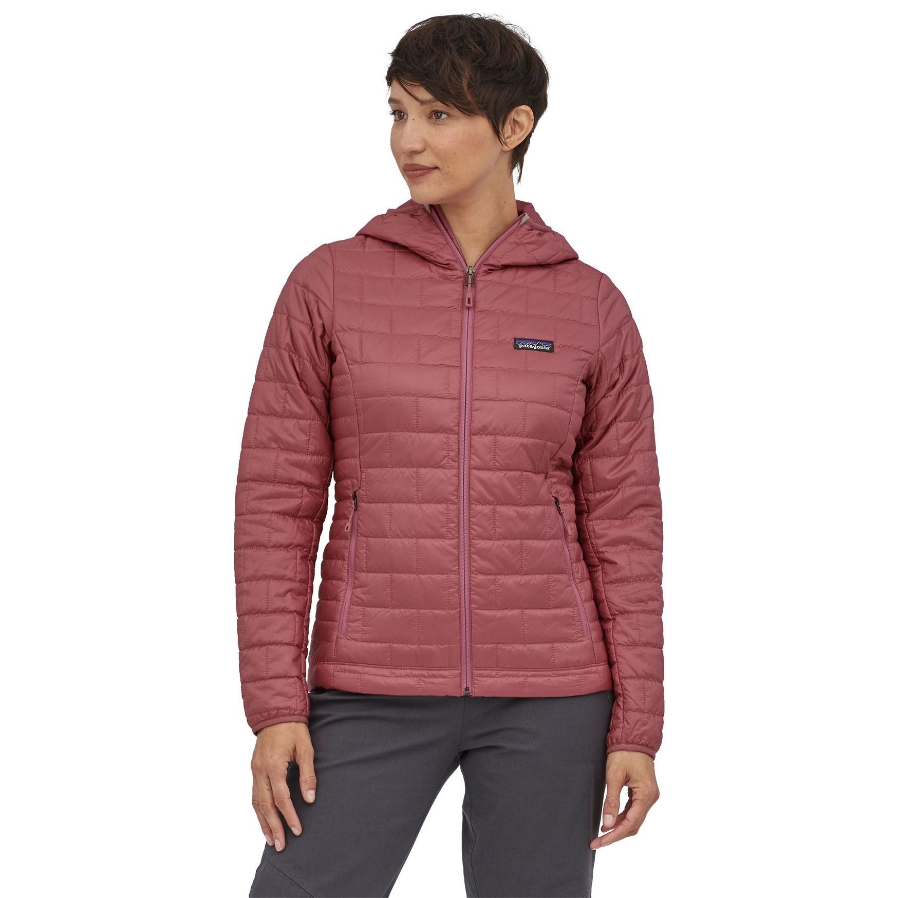 Patagonia Women's Nano Puff Hoody Light Star Pink Image 02