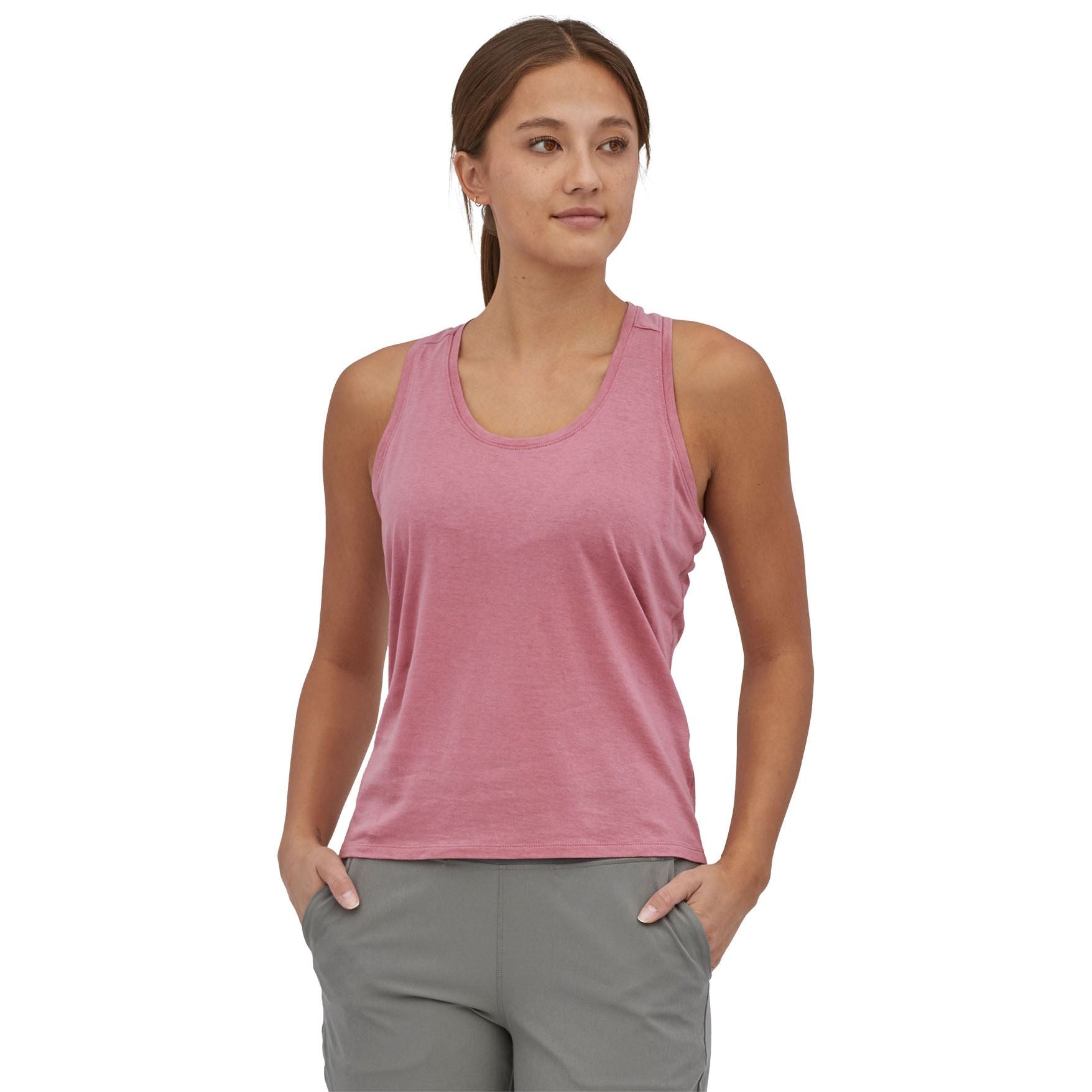 Patagonia Women's Side Current Tank Light Star Pink Image 02