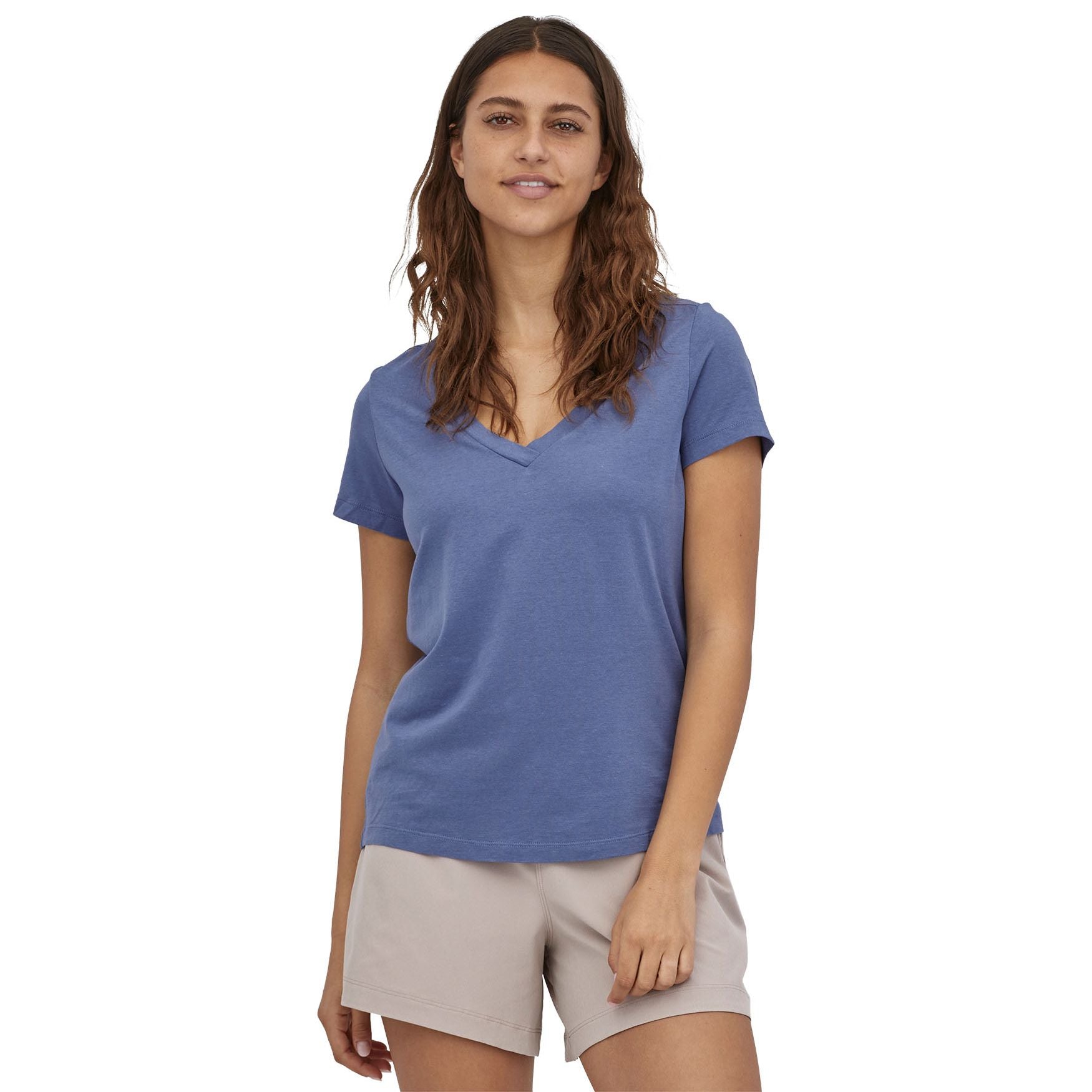 Patagonia Women's Side Current Tee SS Current Blue Image 02