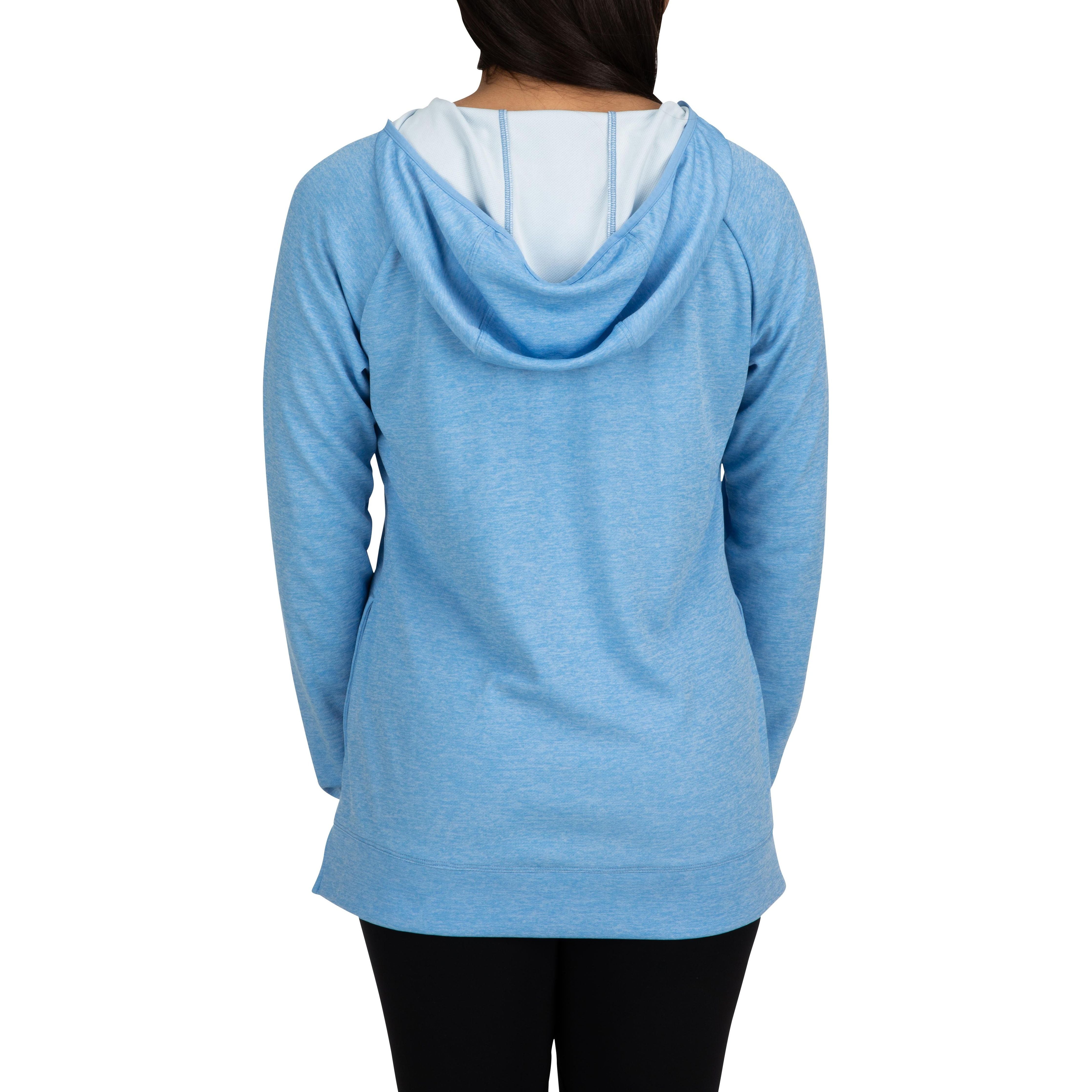 Simms Women's BugStopper Hoody Cornflower Heather Image 1