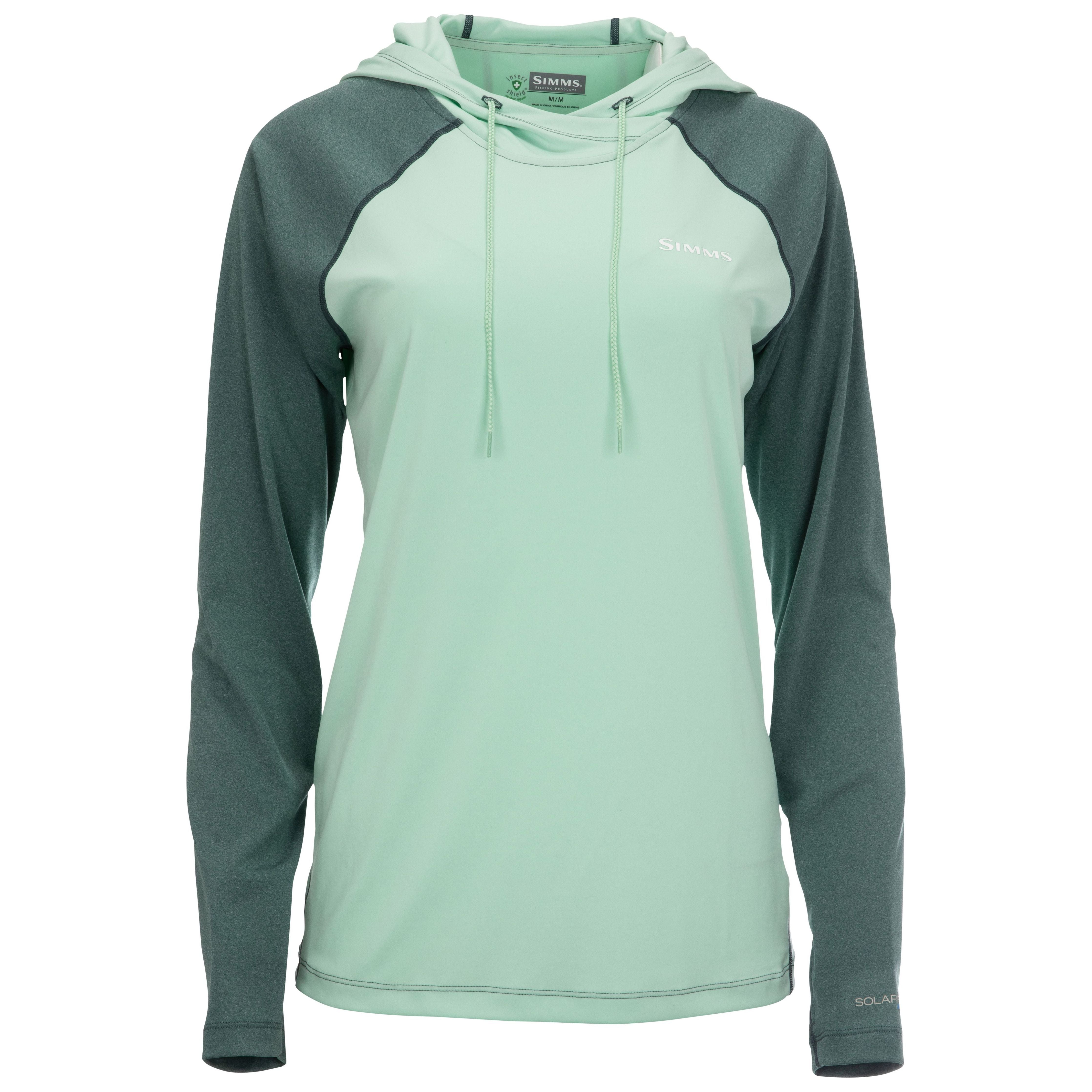 Simms Women's BugStopper Hoody Opal Heather Image 1