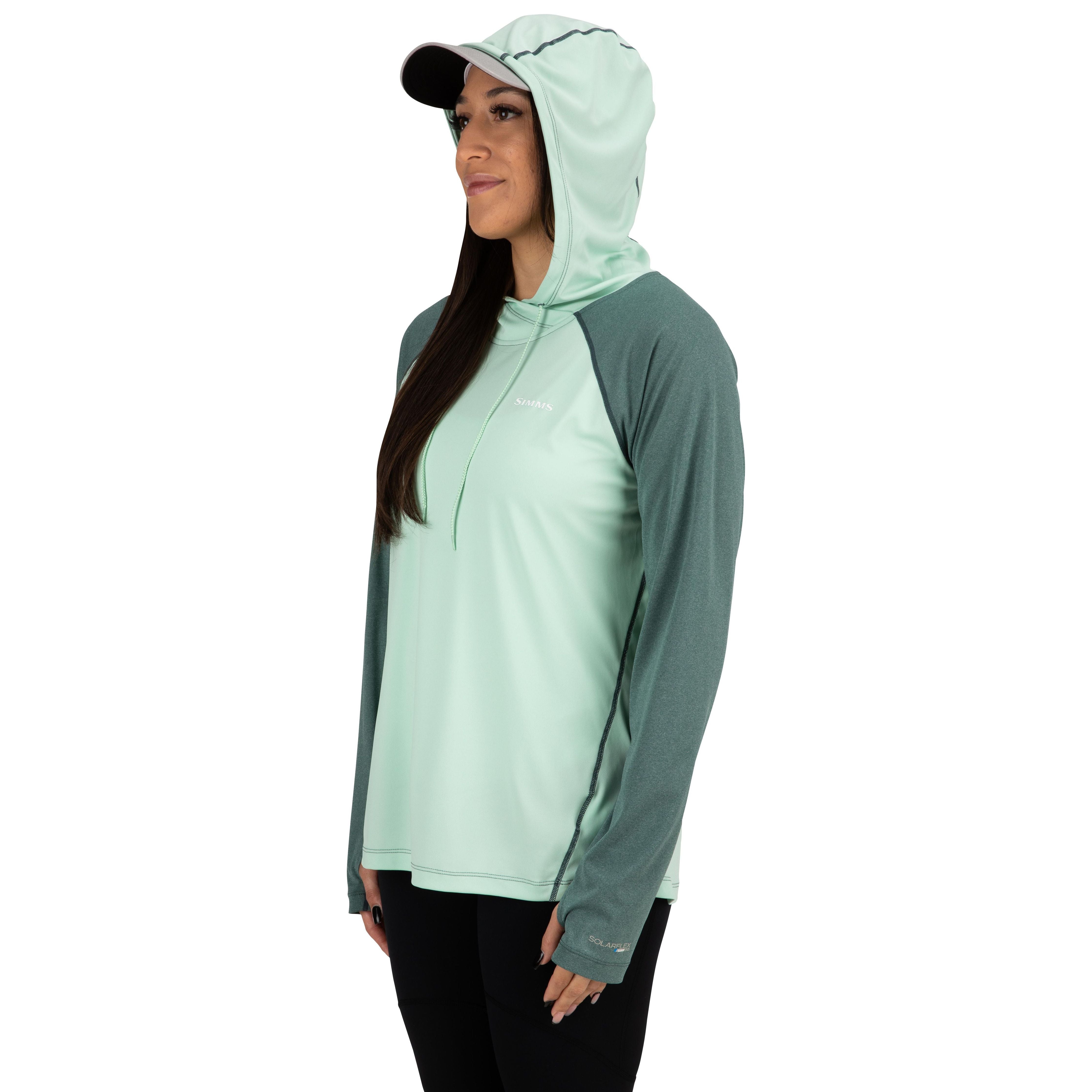 Simms Women's BugStopper Hoody Opal Heather Image 1