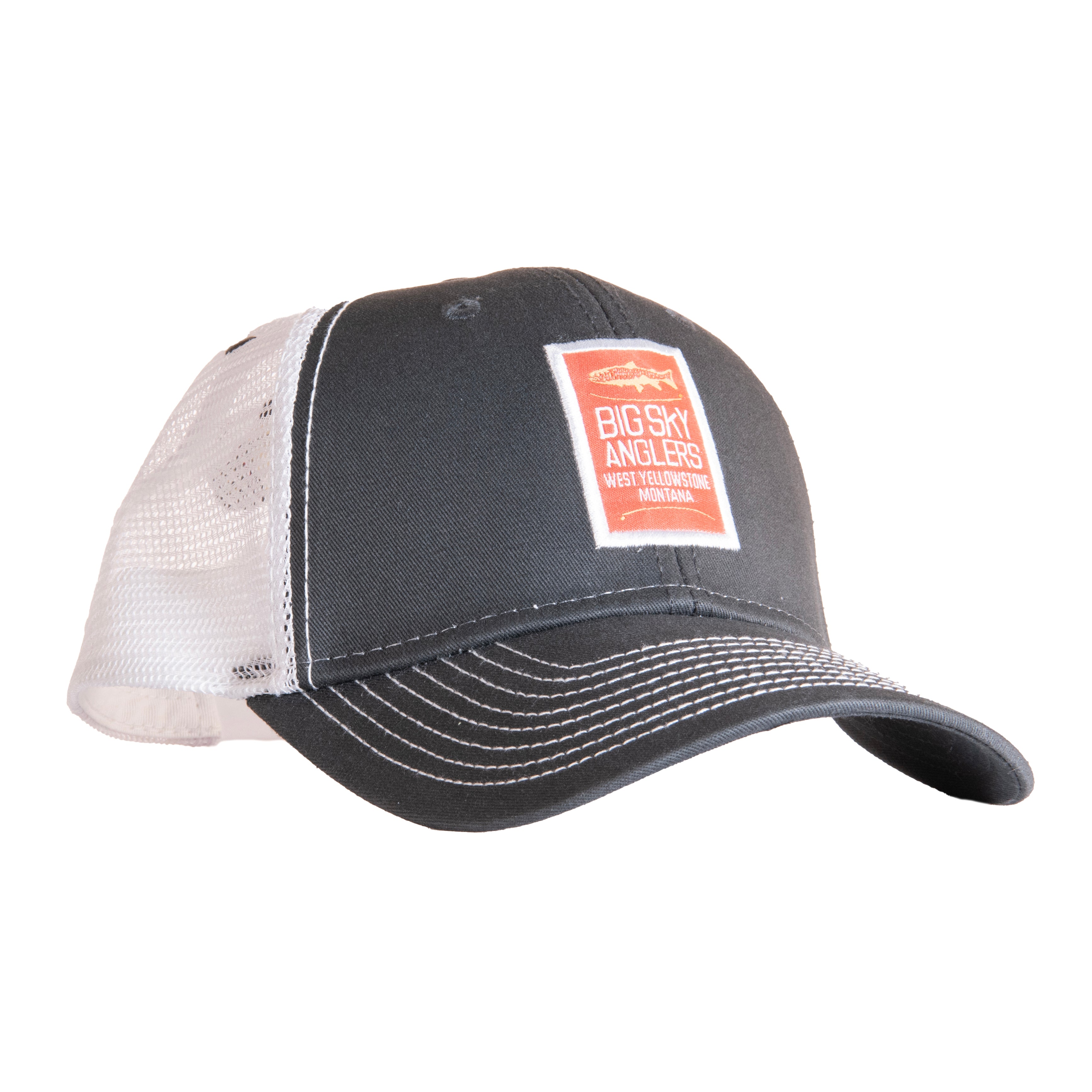  LARIX GEAR Montana Fly Fishing Hat, Public Access Black Gray  Fly Fishing Hats for Men Women : Sports & Outdoors