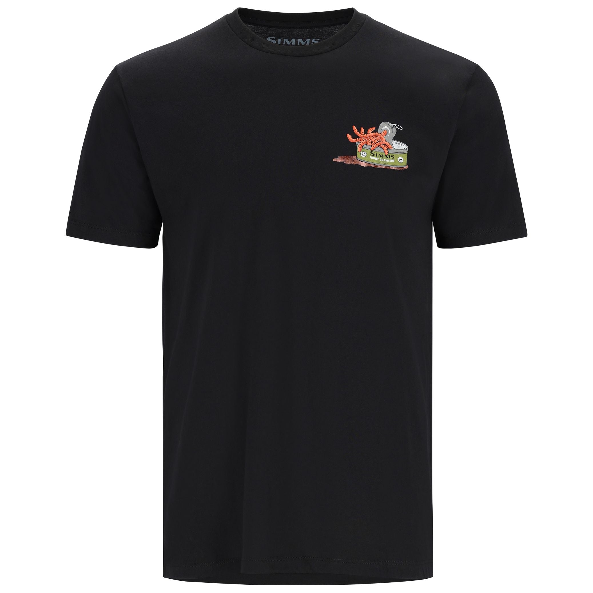 Simms Night Crawler T-Shirt SS Black Image 01