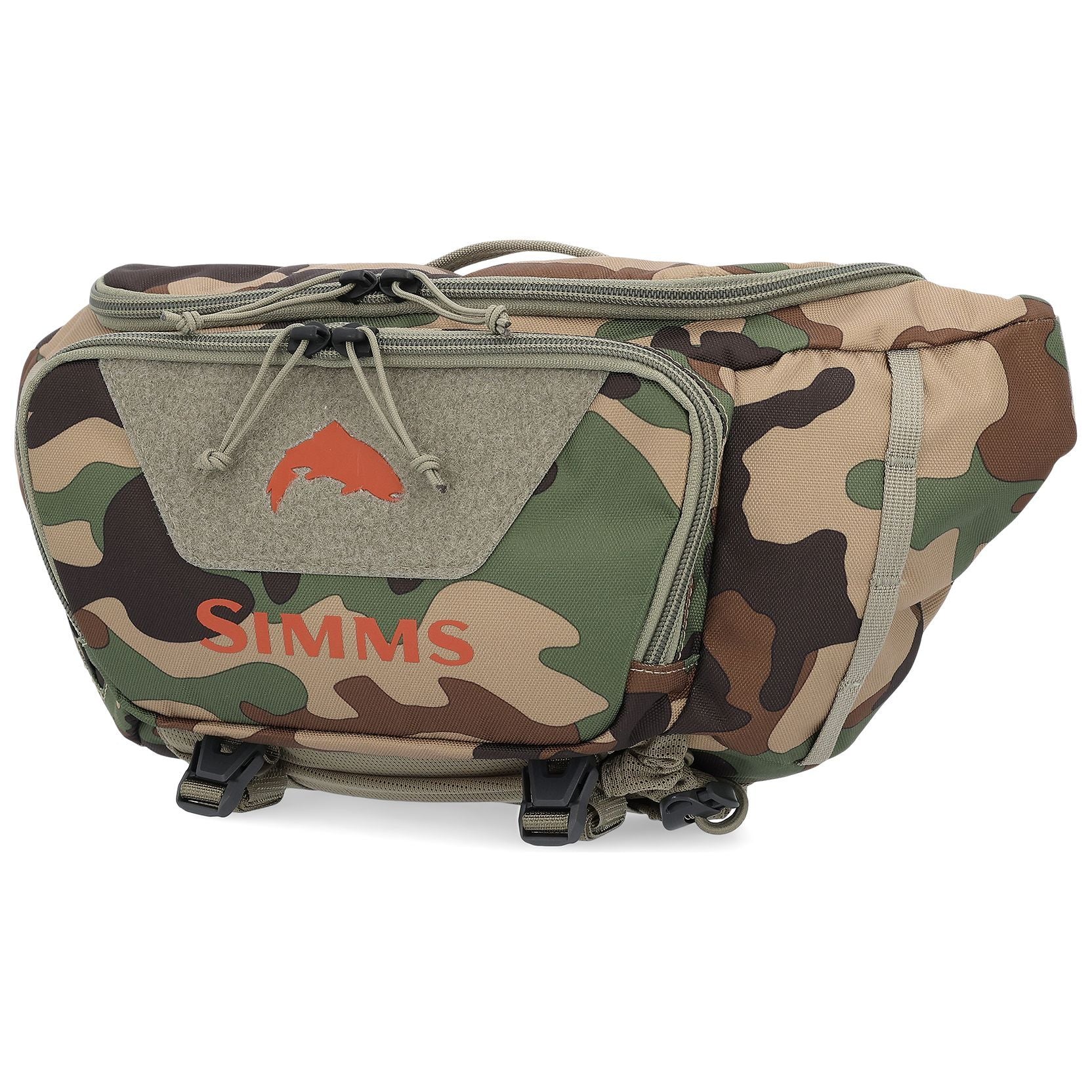 Simms Tributary Hip Pack Woodland Camo Image 1